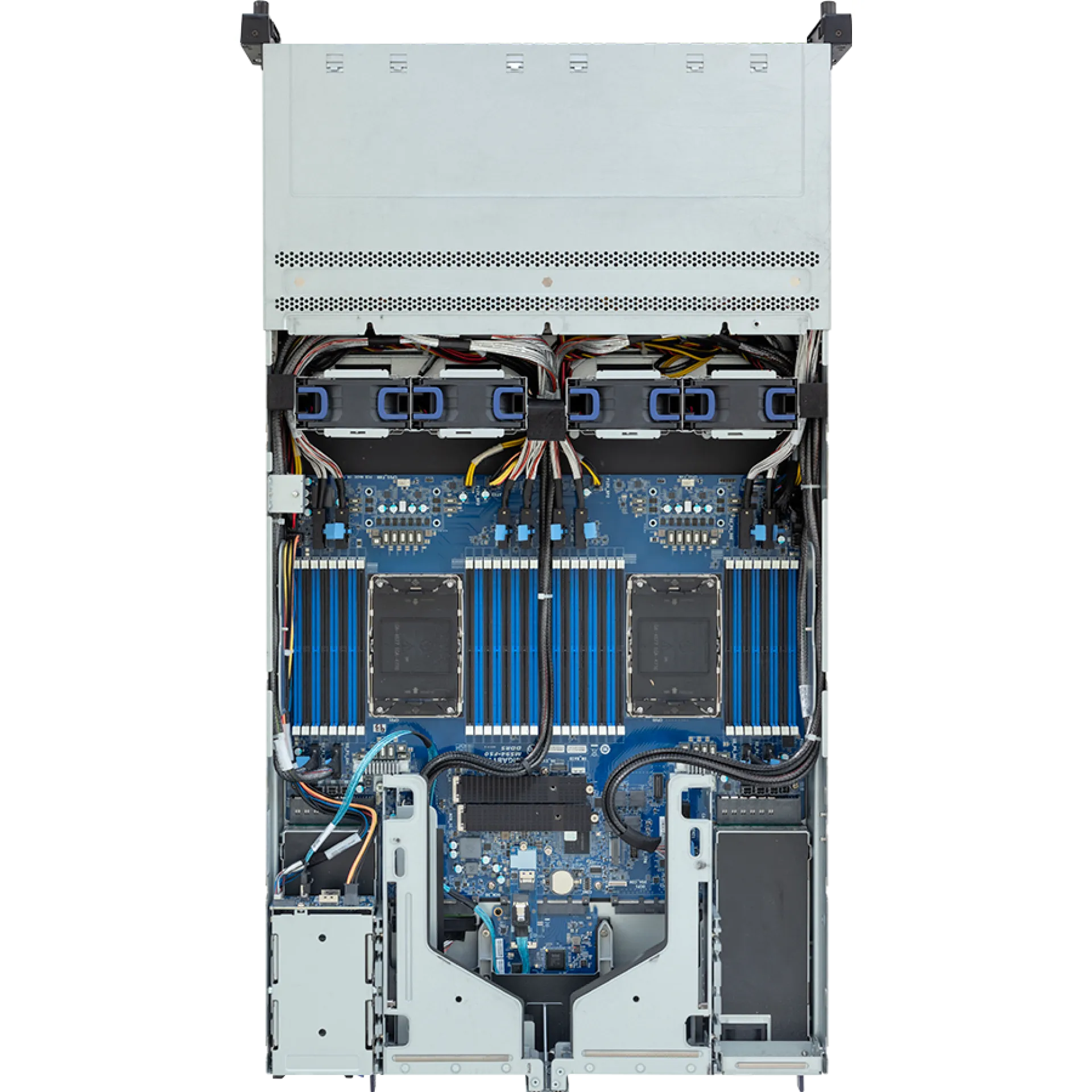 R284-S91-AAJ2 Gigabyte top view Gigabyte R284-S91-AAJ2 top view