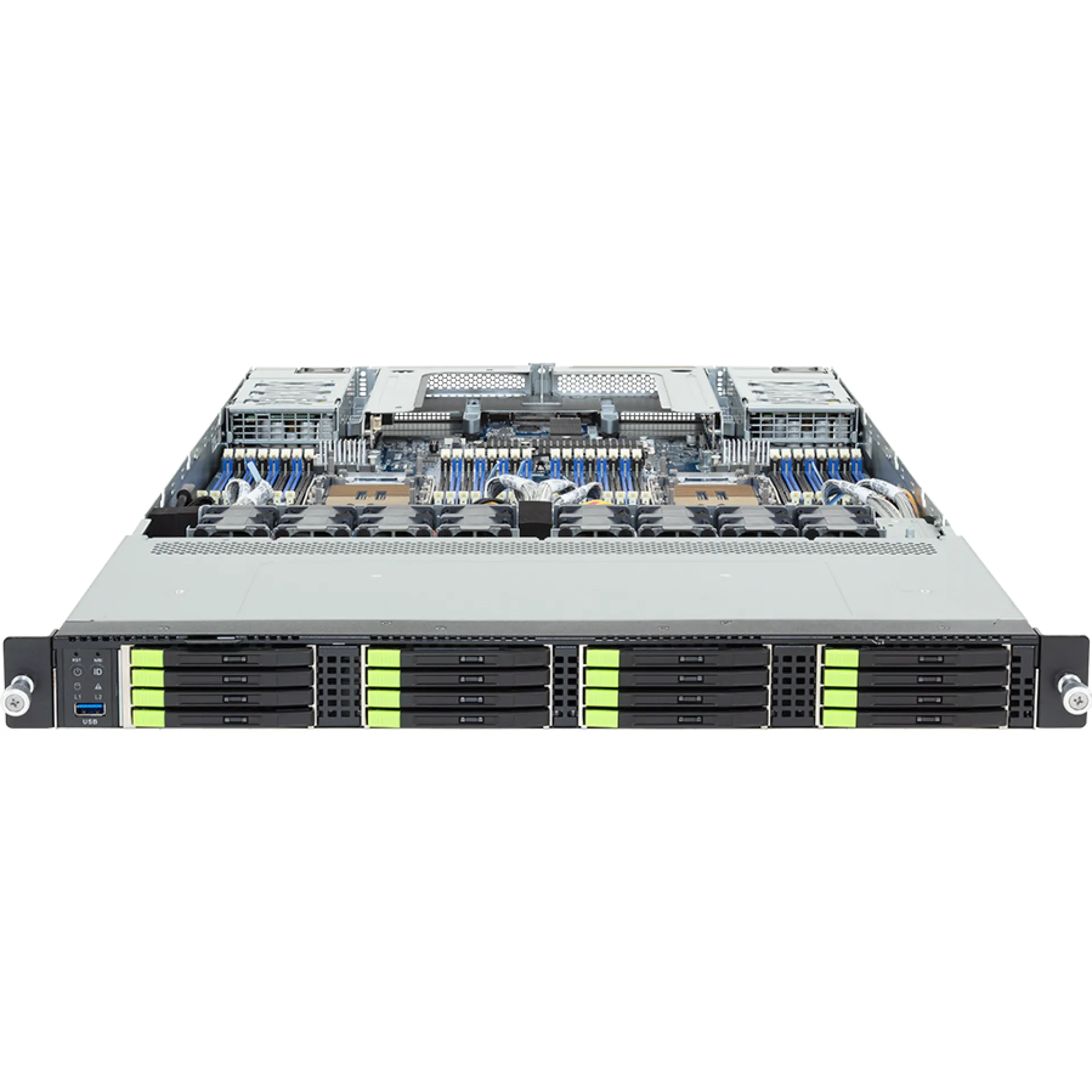 R184-S94-AAV1 Gigabyte front view Gigabyte R184-S94-AAV1 front view