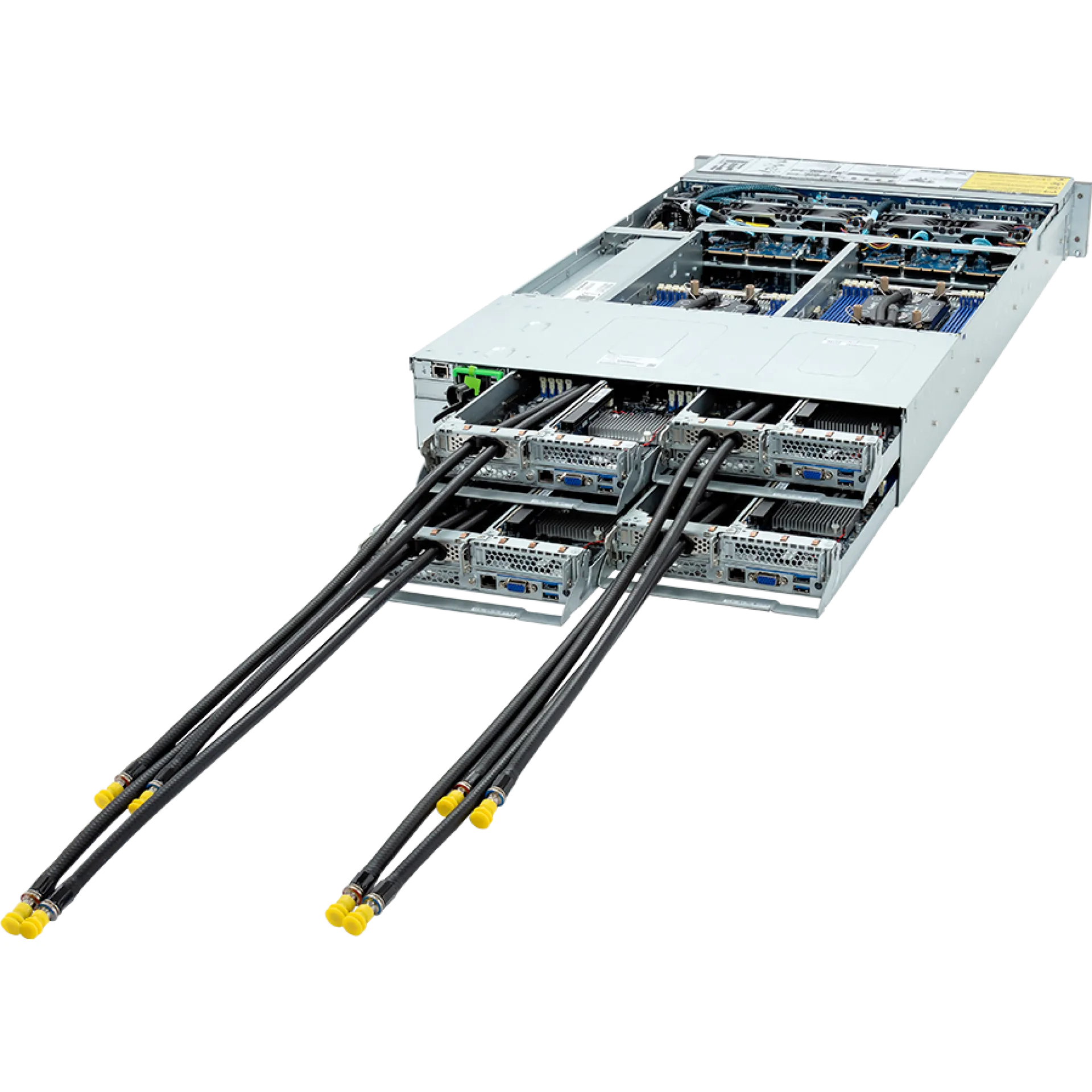 H263-S62-LAN1 Gigabyte angle view Gigabyte H263-S62-LAN1 angle view