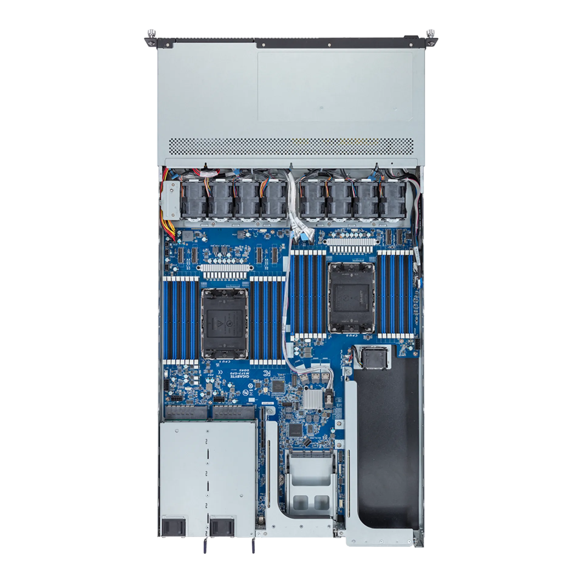 R183-SF0-AAJ1 Gigabyte top view Gigabyte R183-SF0-AAJ1 top view