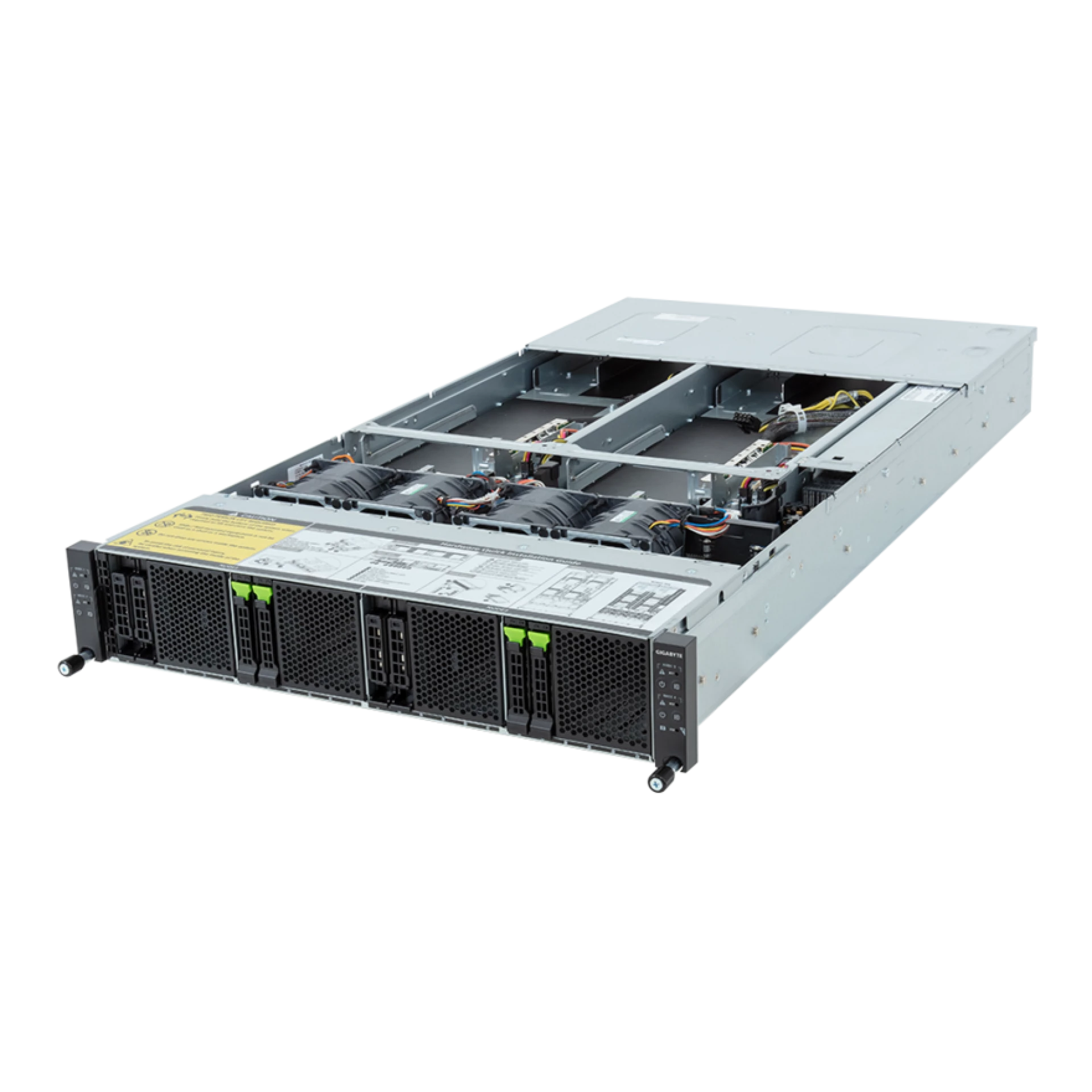 H233-Z80-AAW1 Gigabyte angle view Gigabyte H233-Z80-AAW1 angle view