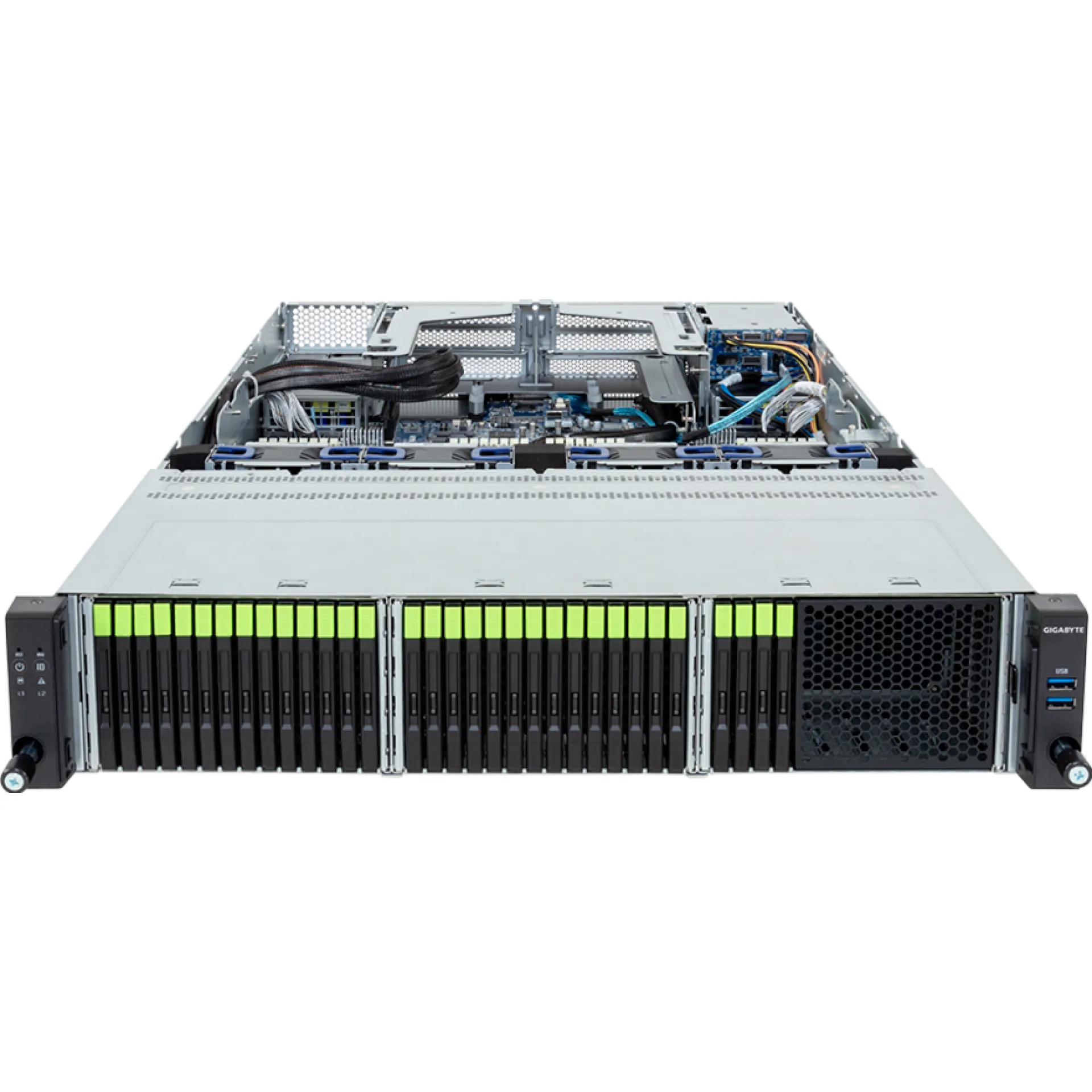 R284-S91-AAJ1 Gigabyte front view Gigabyte R284-S91-AAJ1 front view