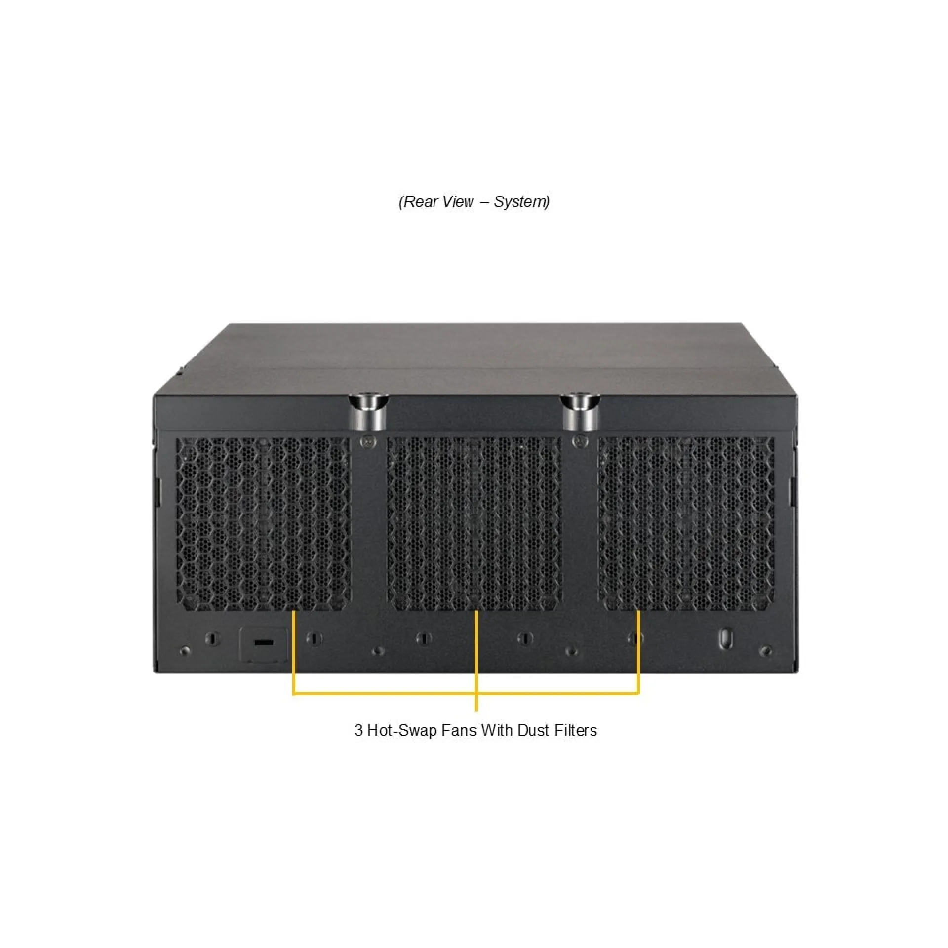 Supermicro SYS-E403-14B-FRN2T rear view