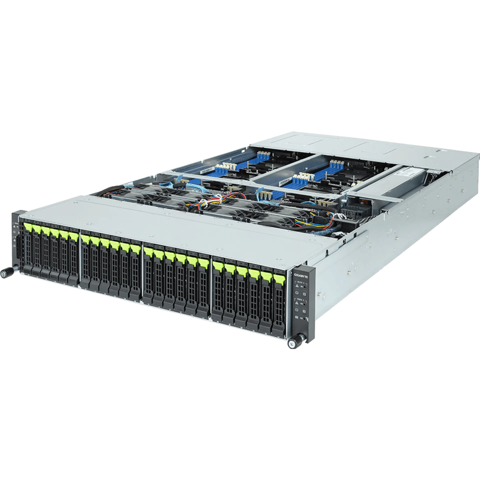 H263-S62-AAW1 Gigabyte angle view Gigabyte H263-S62-AAW1 angle view