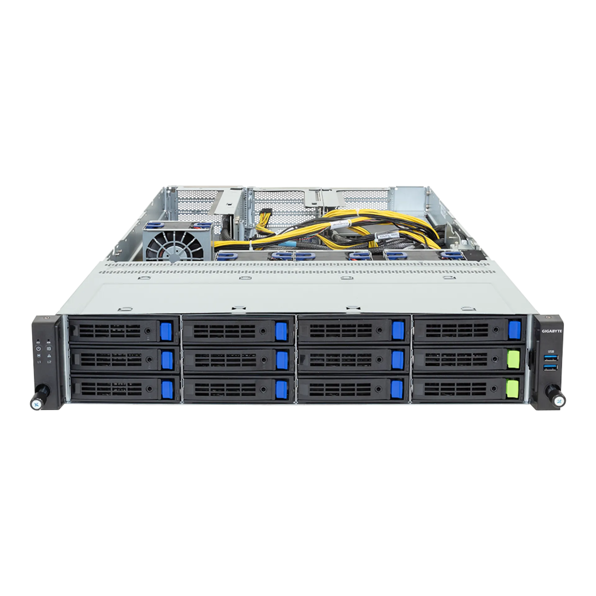 R264-AG0-AAS1 Gigabyte front view Gigabyte R264-AG0-AAS1 front view