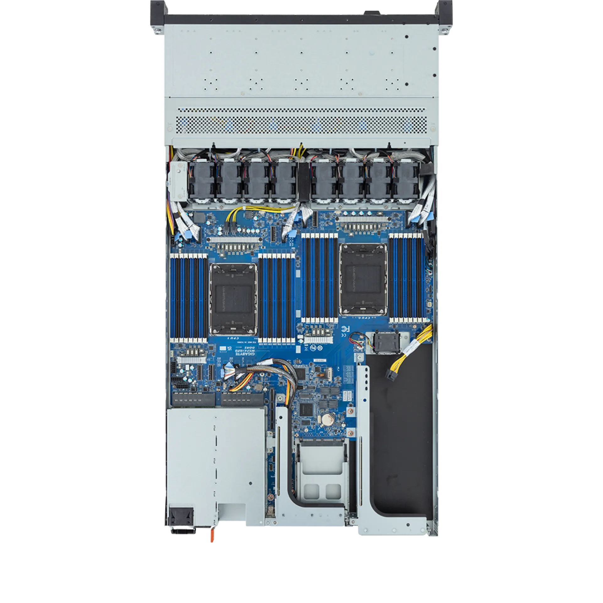 R184-SF1-AAJ1 Gigabyte top view Gigabyte R184-SF1-AAJ1 top view