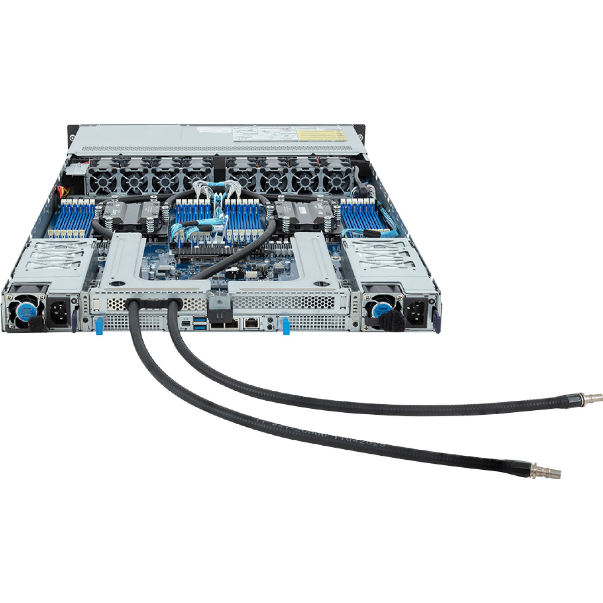 R183-Z93-LAJ1 Gigabyte rear view Gigabyte R183-Z93-LAJ1 rear view