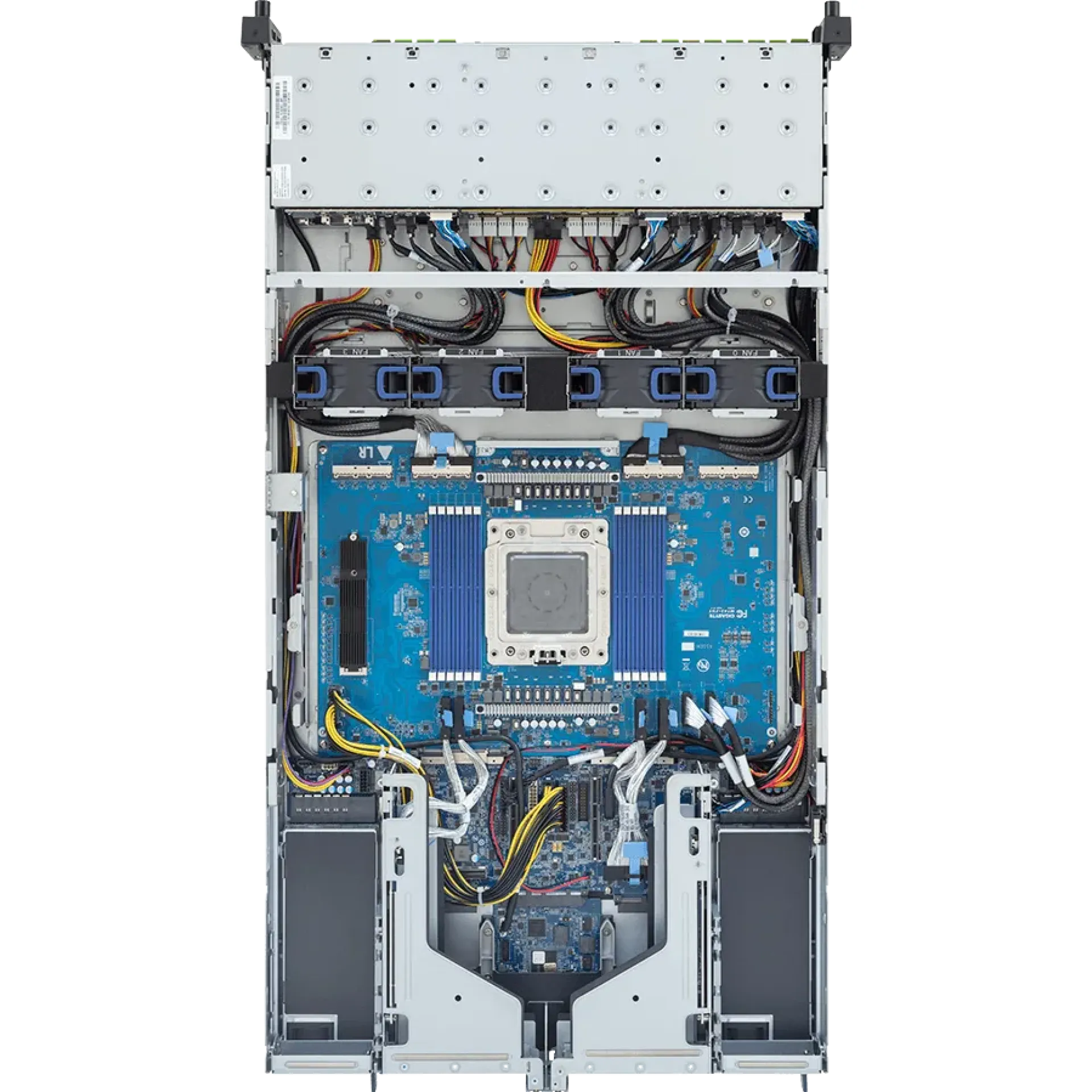 R2A3-T40-AAV1 Gigabyte top view Gigabyte R2A3-T40-AAV1 top view