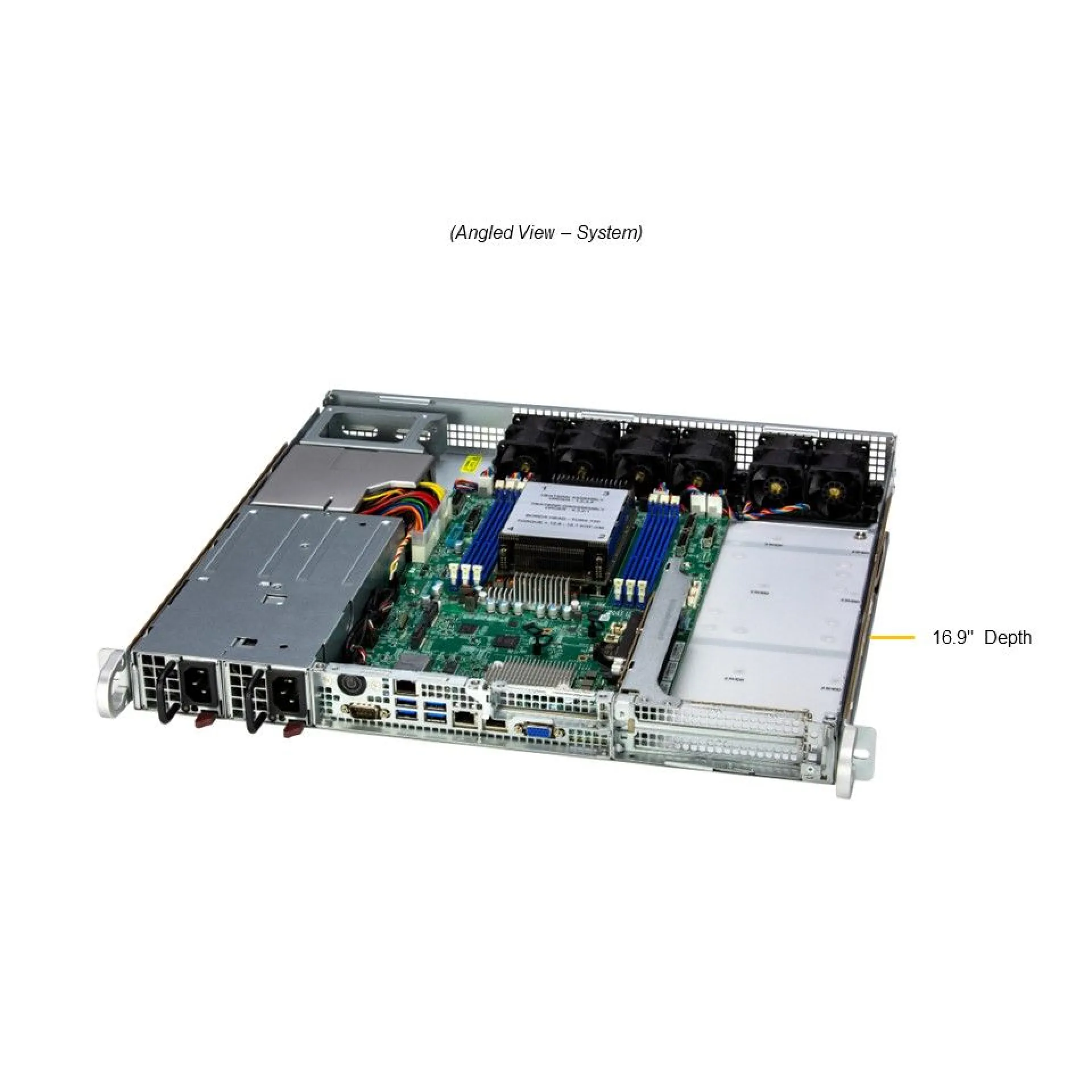 AS-1115S-FWTRT-02-G1 Supermicro angle view Supermicro AS-1115S-FWTRT-02-G1 angle view