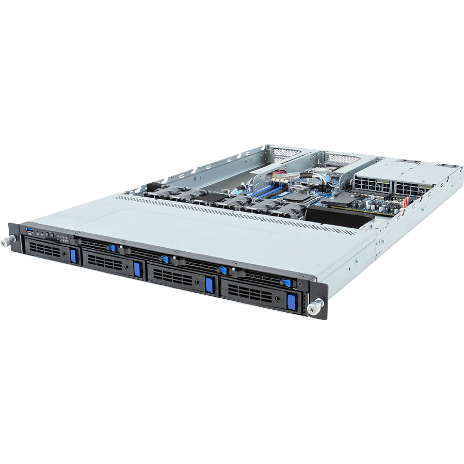 Gigabyte R133-C11-AAG1 angle view 