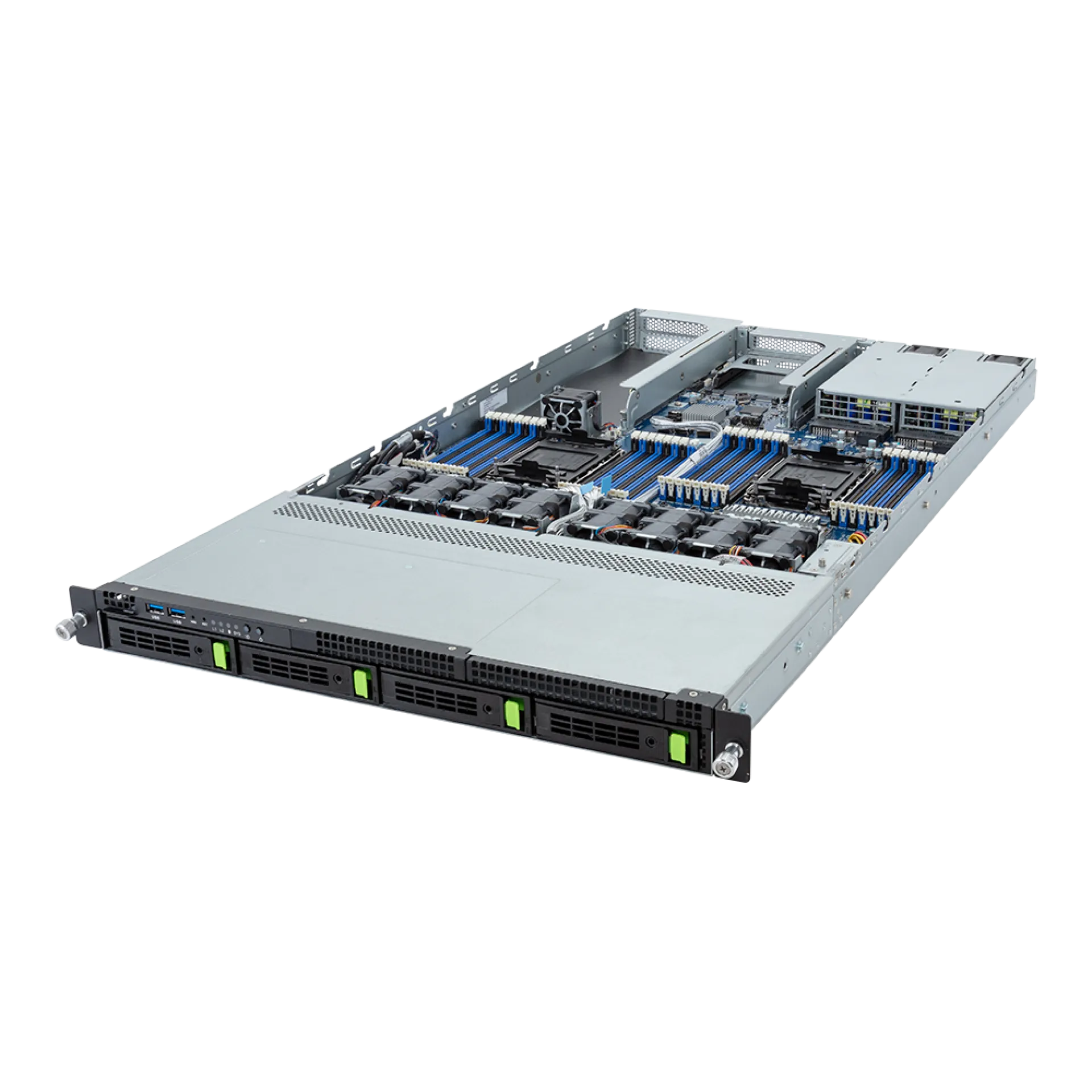 R183-SF0-AAJ1 Gigabyte angle view Gigabyte R183-SF0-AAJ1 angle view