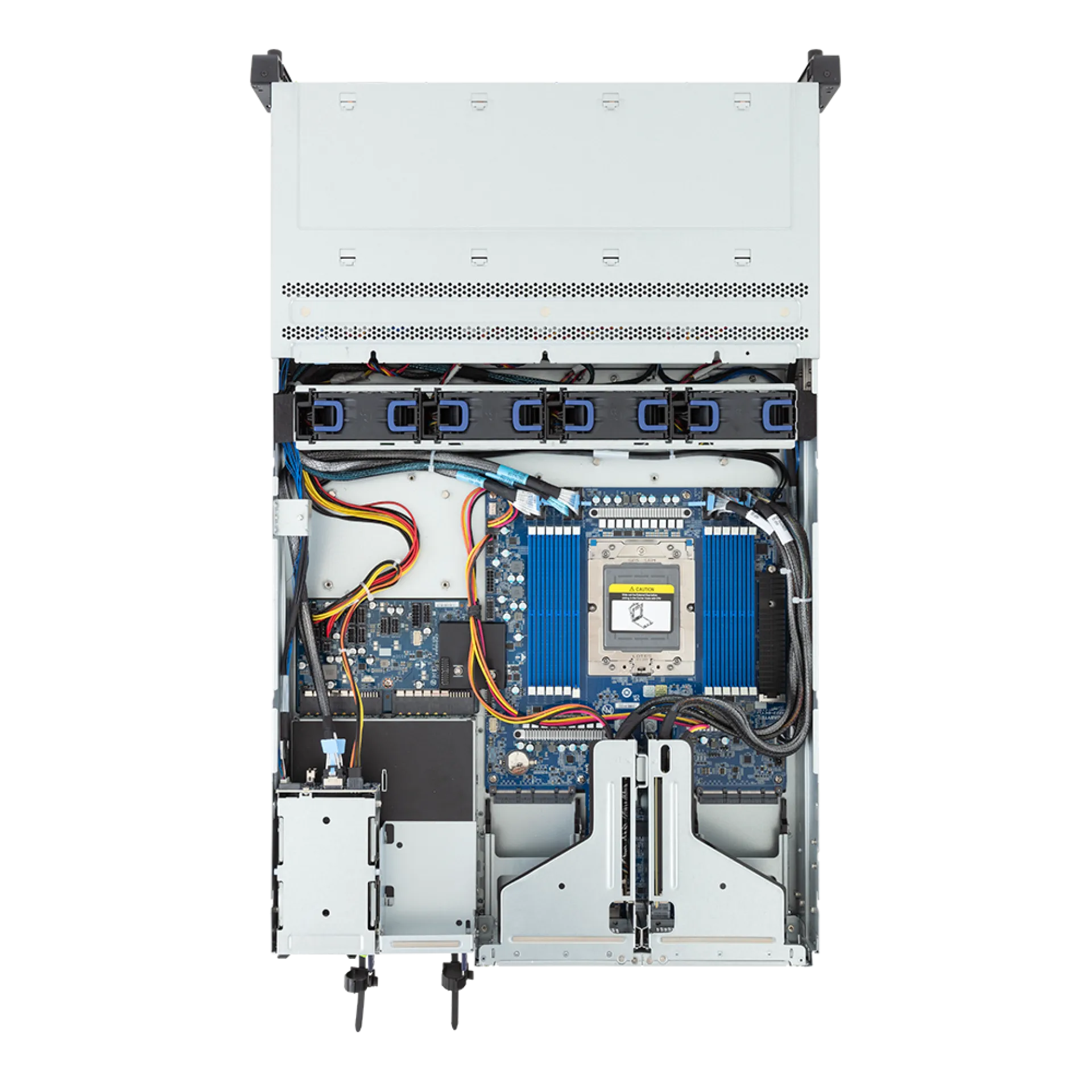 R263-Z37-AAC1 Gigabyte top view Gigabyte R263-Z37-AAC1 top view