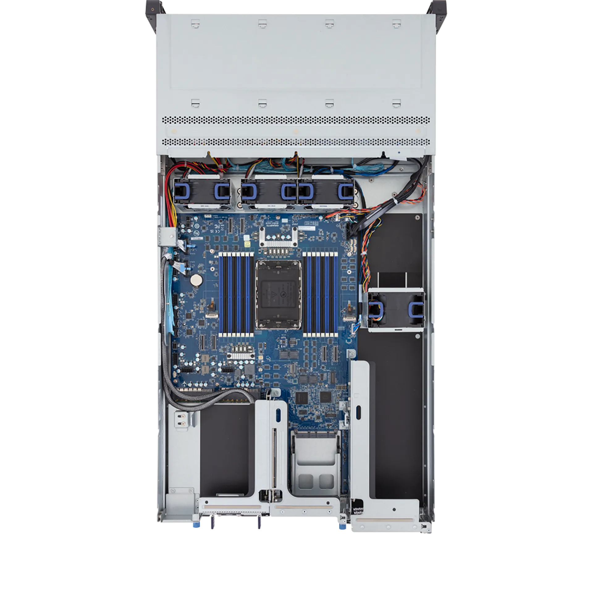 R264-SG0-AAS1 Gigabyte top view Gigabyte R264-SG0-AAS1 top view