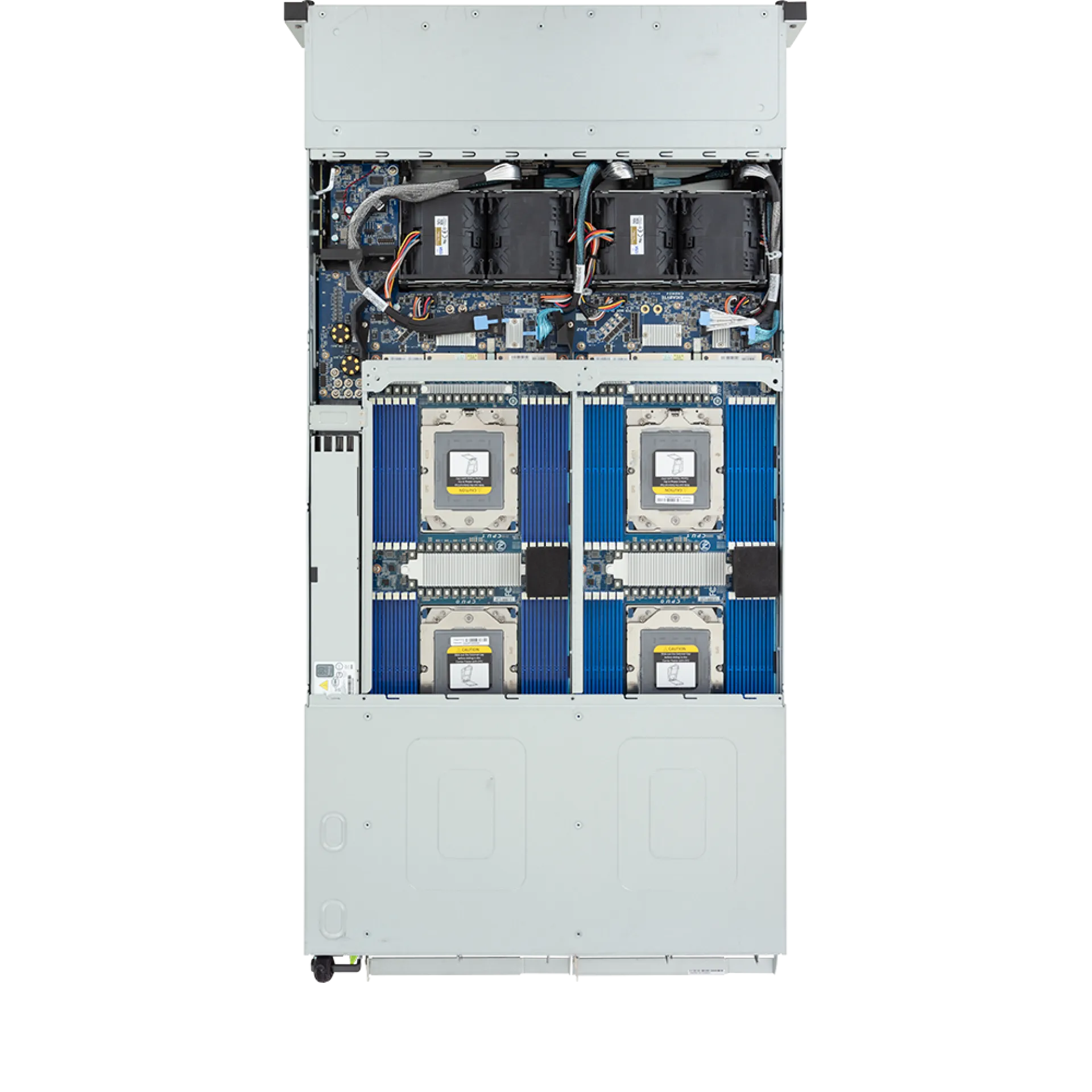 H273-Z85-AAW1 Gigabyte top view Gigabyte H273-Z85-AAW1 top view
