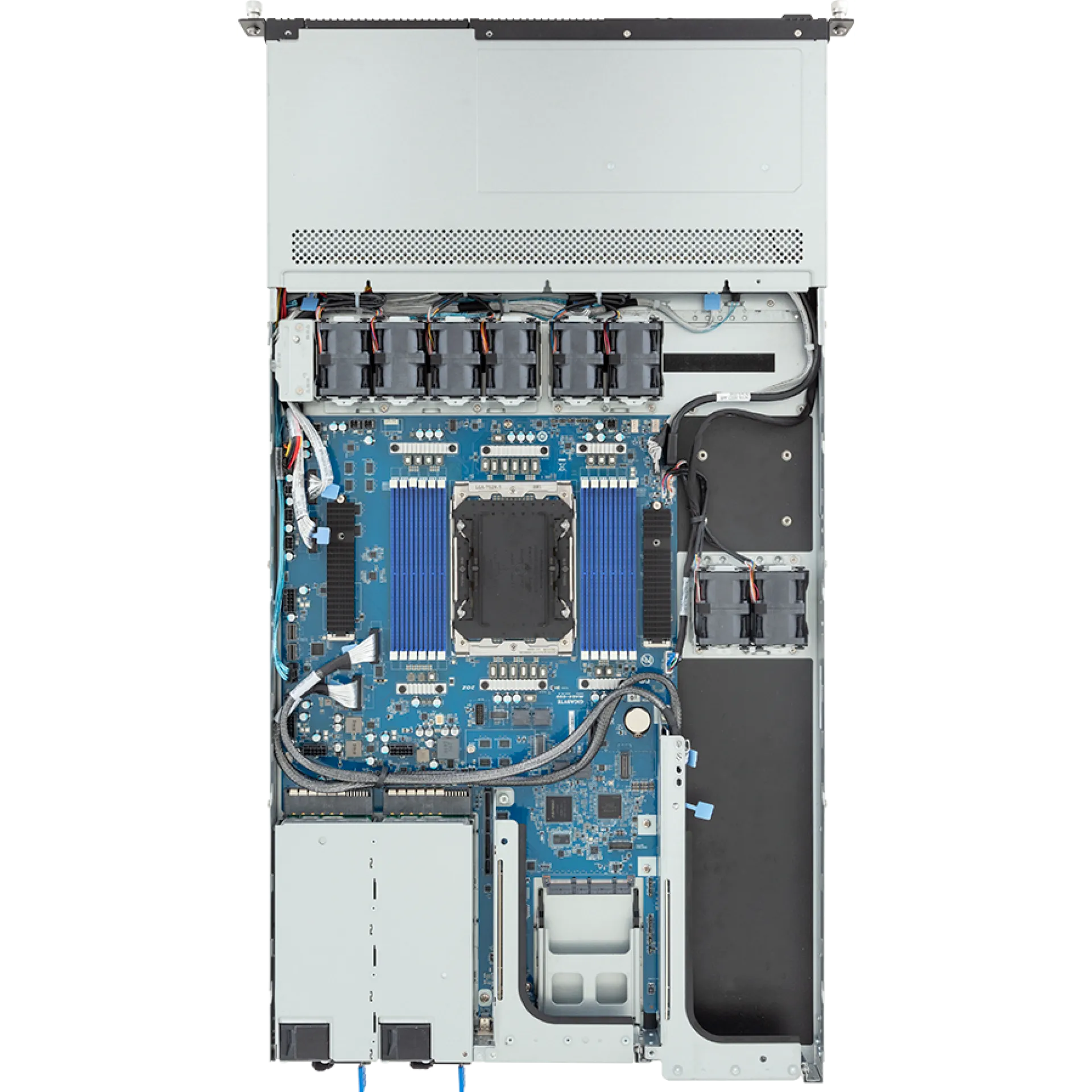 R164-AG0-AAV1 Gigabyte top view Gigabyte R164-AG0-AAV1 top view