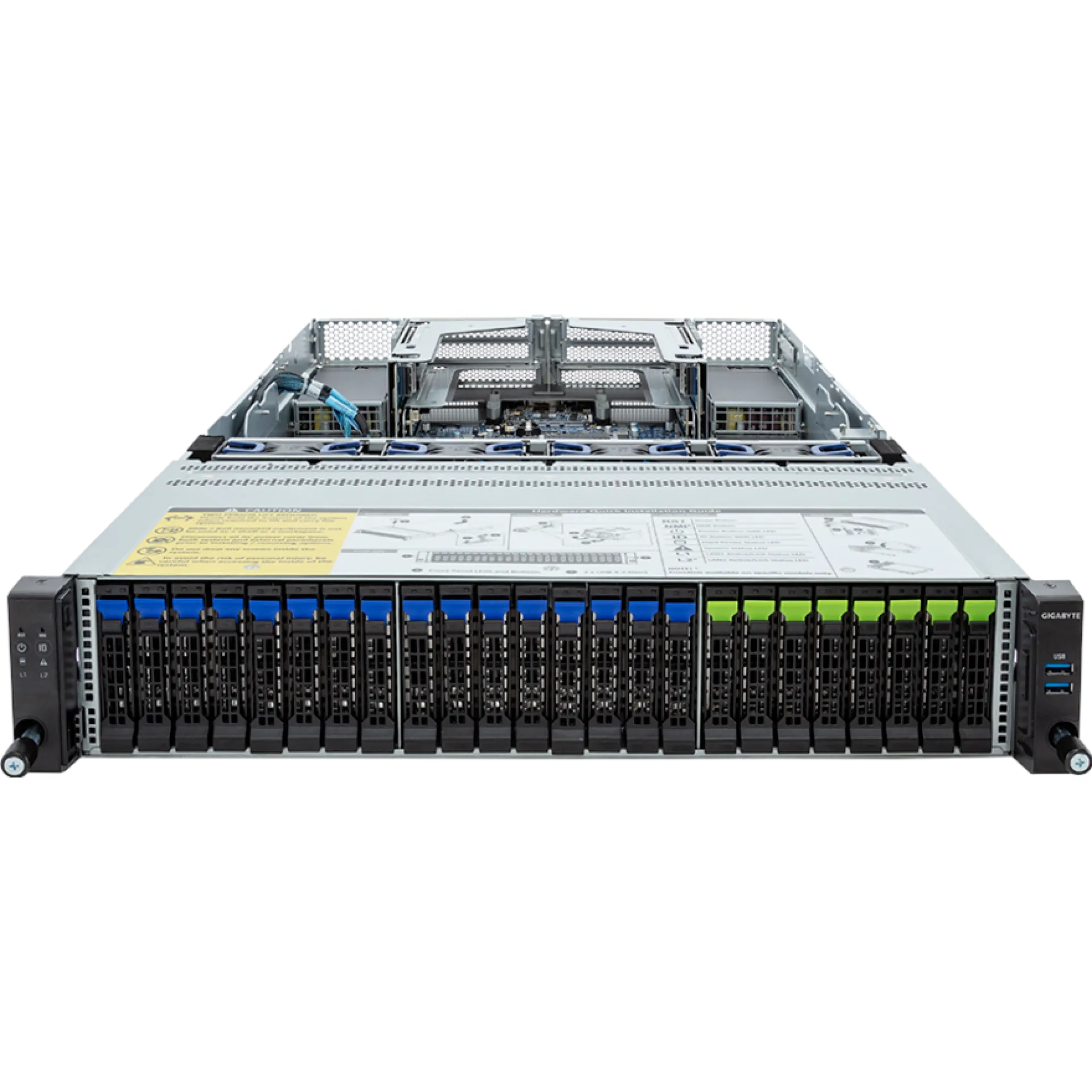 Gigabyte R283-Z92-AAE2 front view 