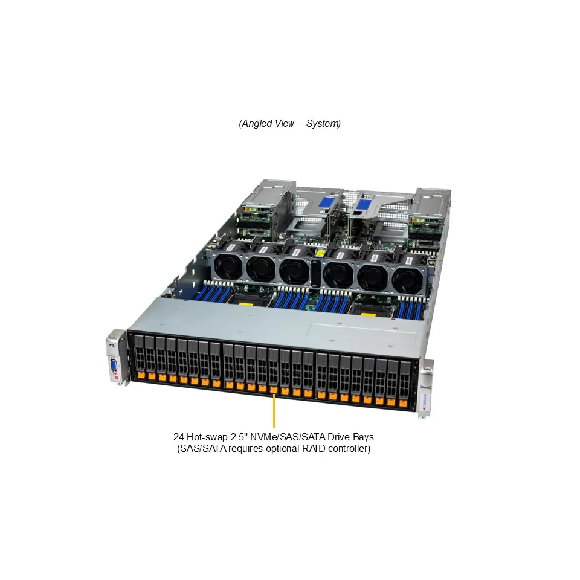 SYS-242B-NR | Supermicro Quad Xeon 6700 w/ P-cores 2U Rack Server