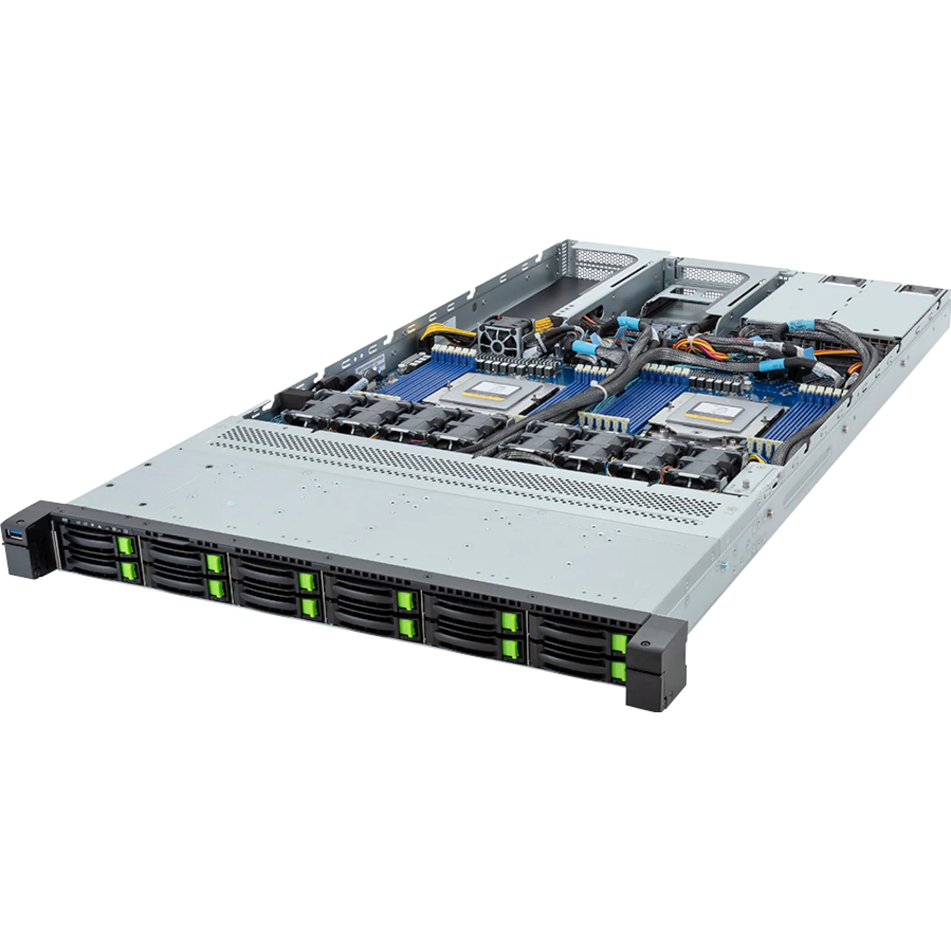 R183-ZF1-AAJ1 Gigabyte angle view Gigabyte R183-ZF1-AAJ1 angle view