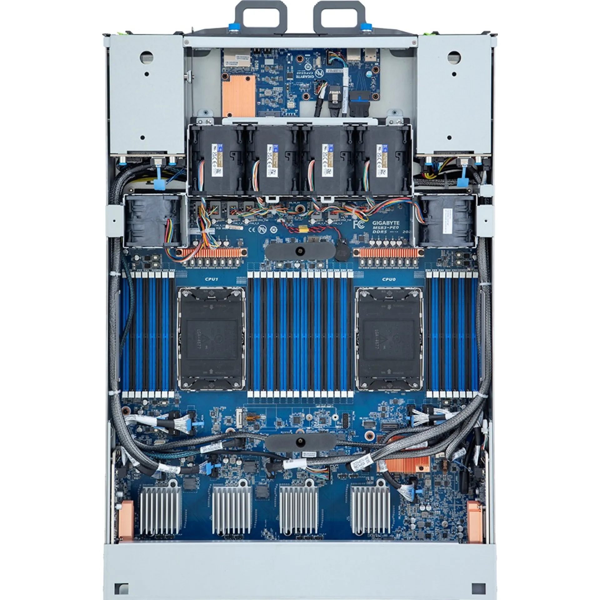 G893-SG1-AAX1 Gigabyte top view Gigabyte G893-SG1-AAX1 top view