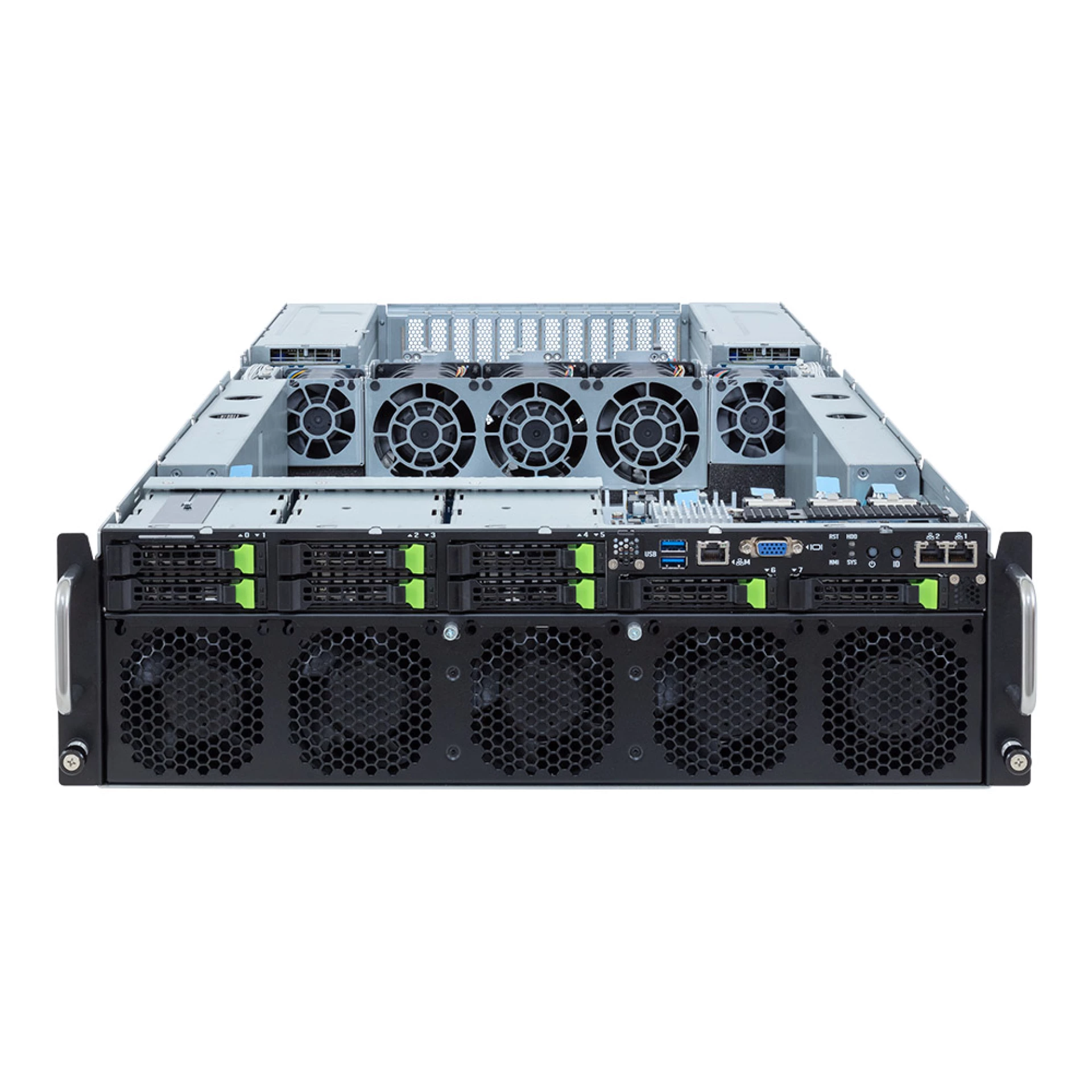 G383-R80 Gigabyte front view Gigabyte G383-R80 front view