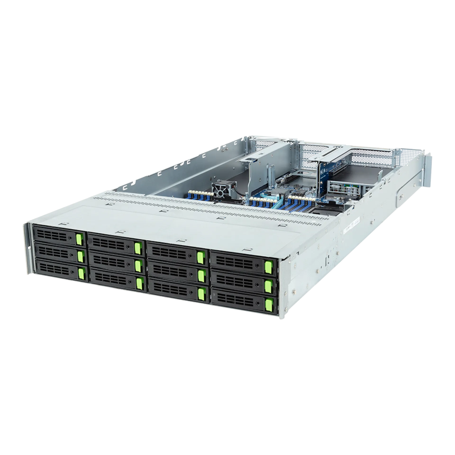 R283-SF0-IAL1 Gigabyte angle view Gigabyte R283-SF0-IAL1 angle view