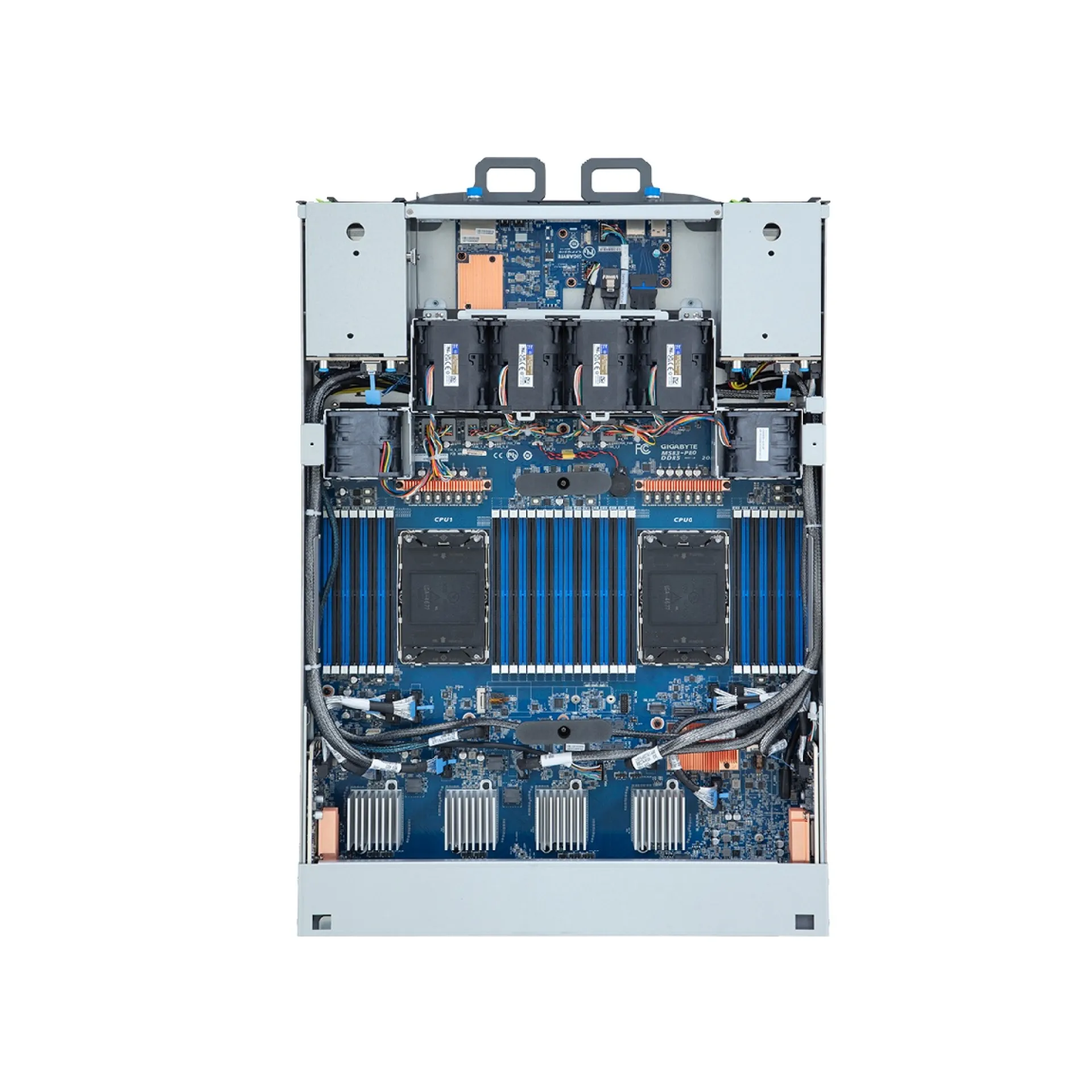 G893-SD1-AAX5 Gigabyte top view Gigabyte G893-SD1-AAX5 top view