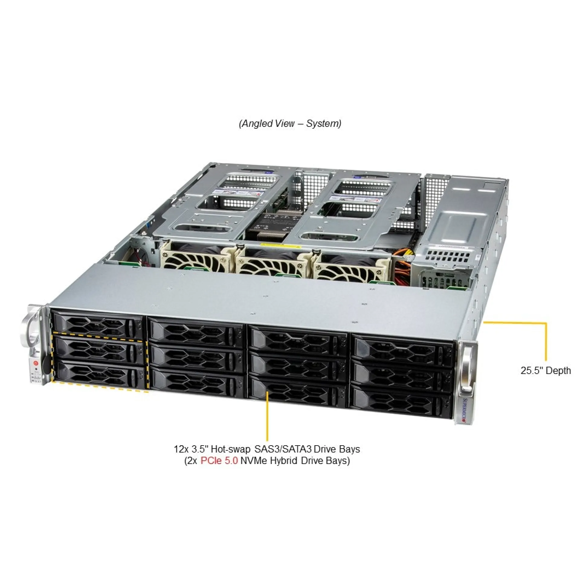 SYS-521C-NR-G1 | Supermicro Single Xeon 4510 2U Rack Server SYS-521C-NR-G1 | Supermicro Single Xeon 4510 2U Rack Server