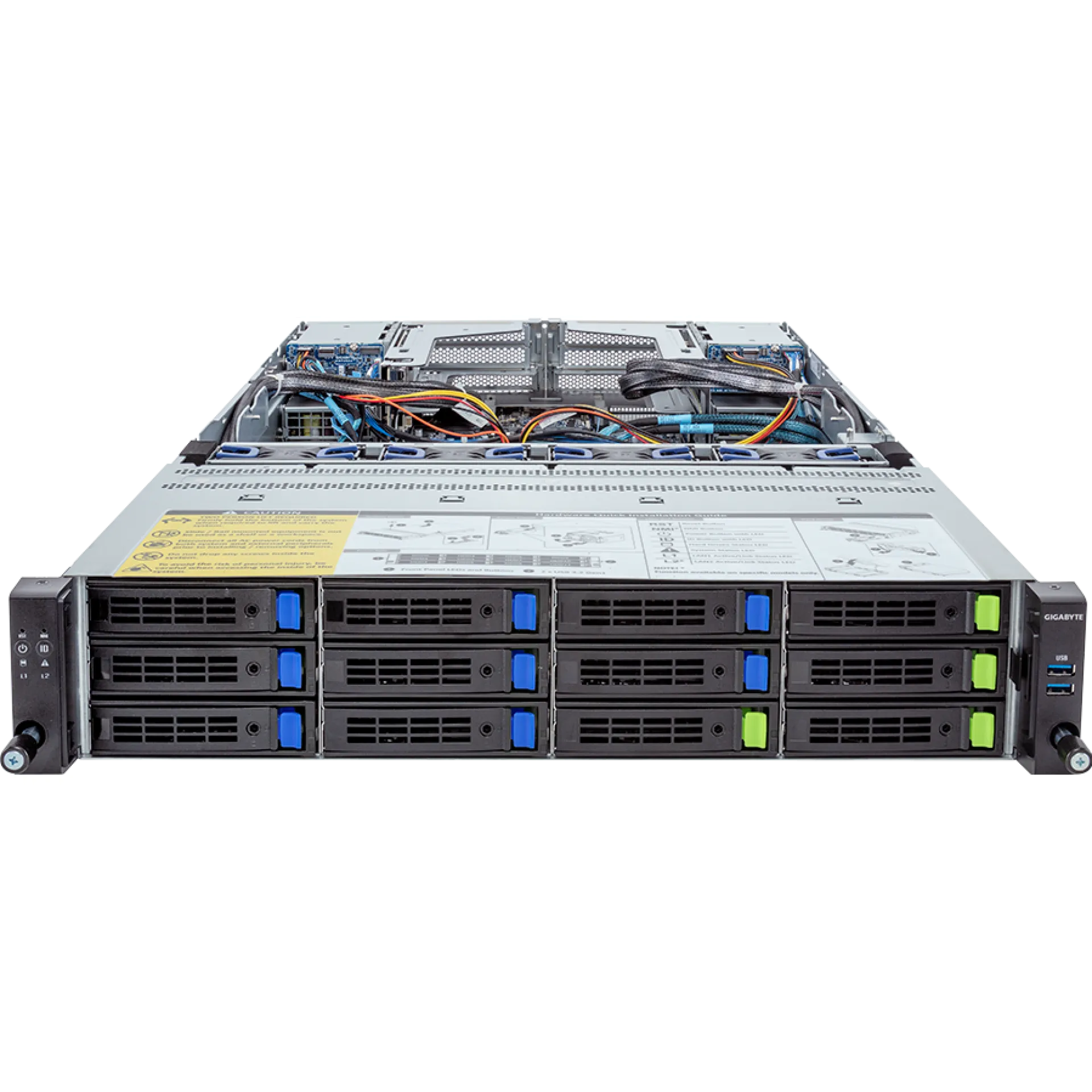 Gigabyte R283-Z90-AAV2 front view 