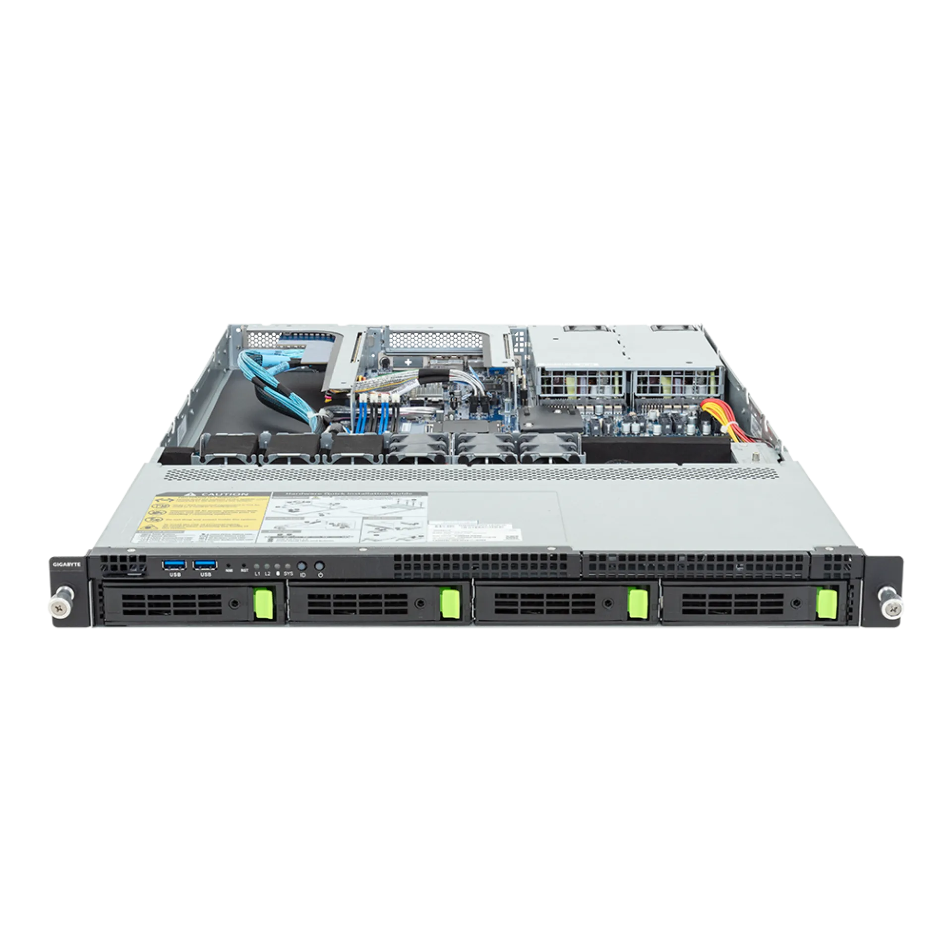 R133-C10-AAA2 Gigabyte front view Gigabyte R133-C10-AAA2 front view