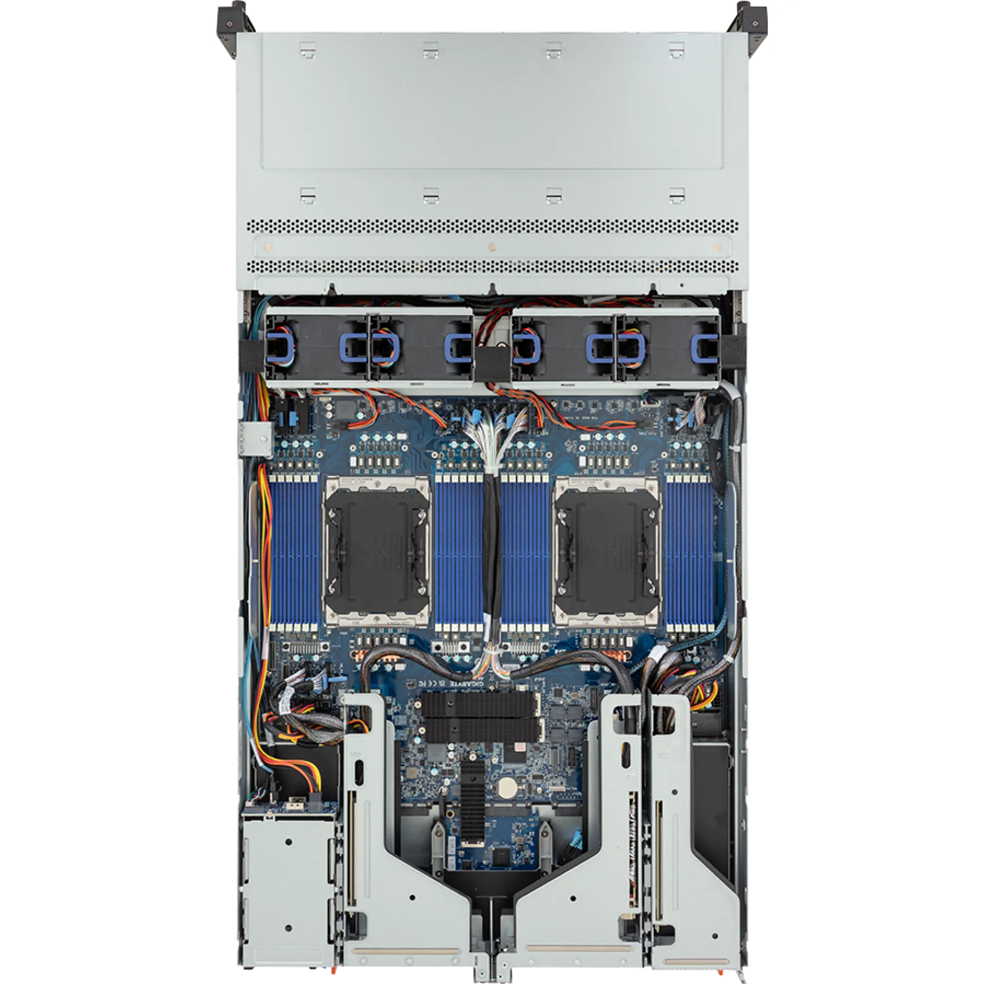 R284-A94-AAL1 Gigabyte top view Gigabyte R284-A94-AAL1 top view