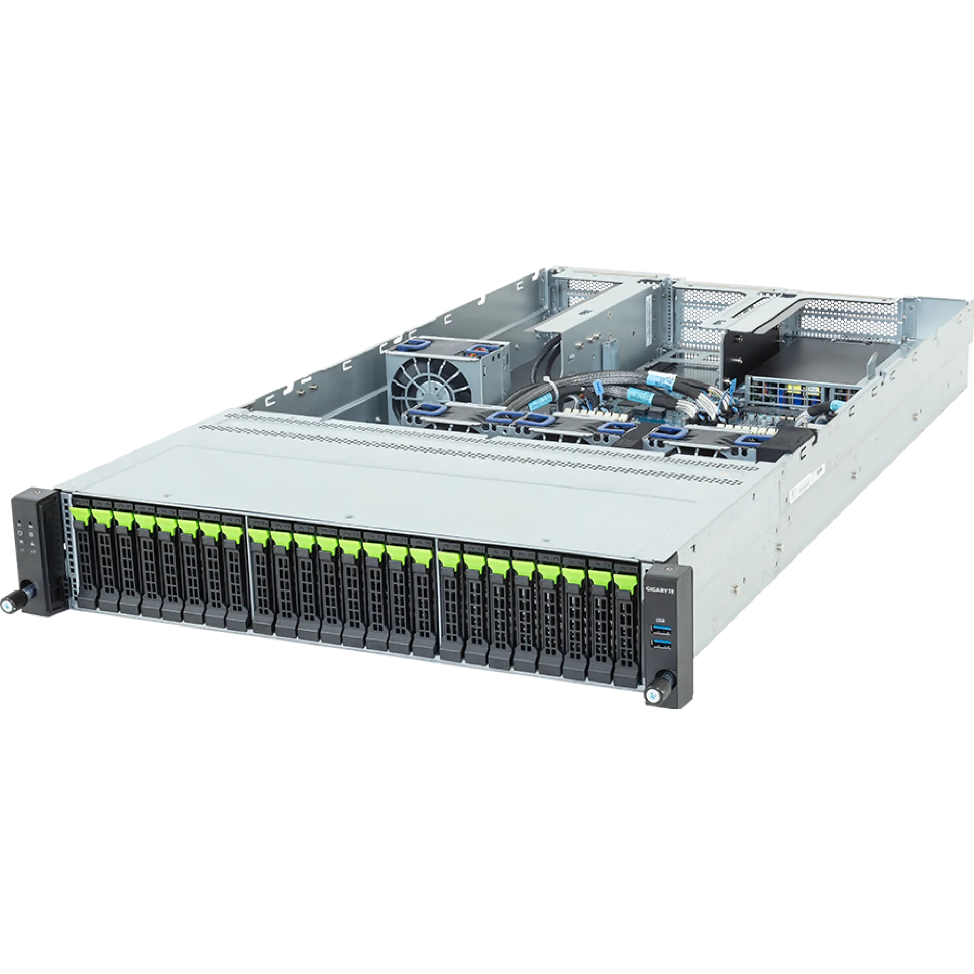 R264-SG3-AAJ1 Gigabyte angle view Gigabyte R264-SG3-AAJ1 angle view