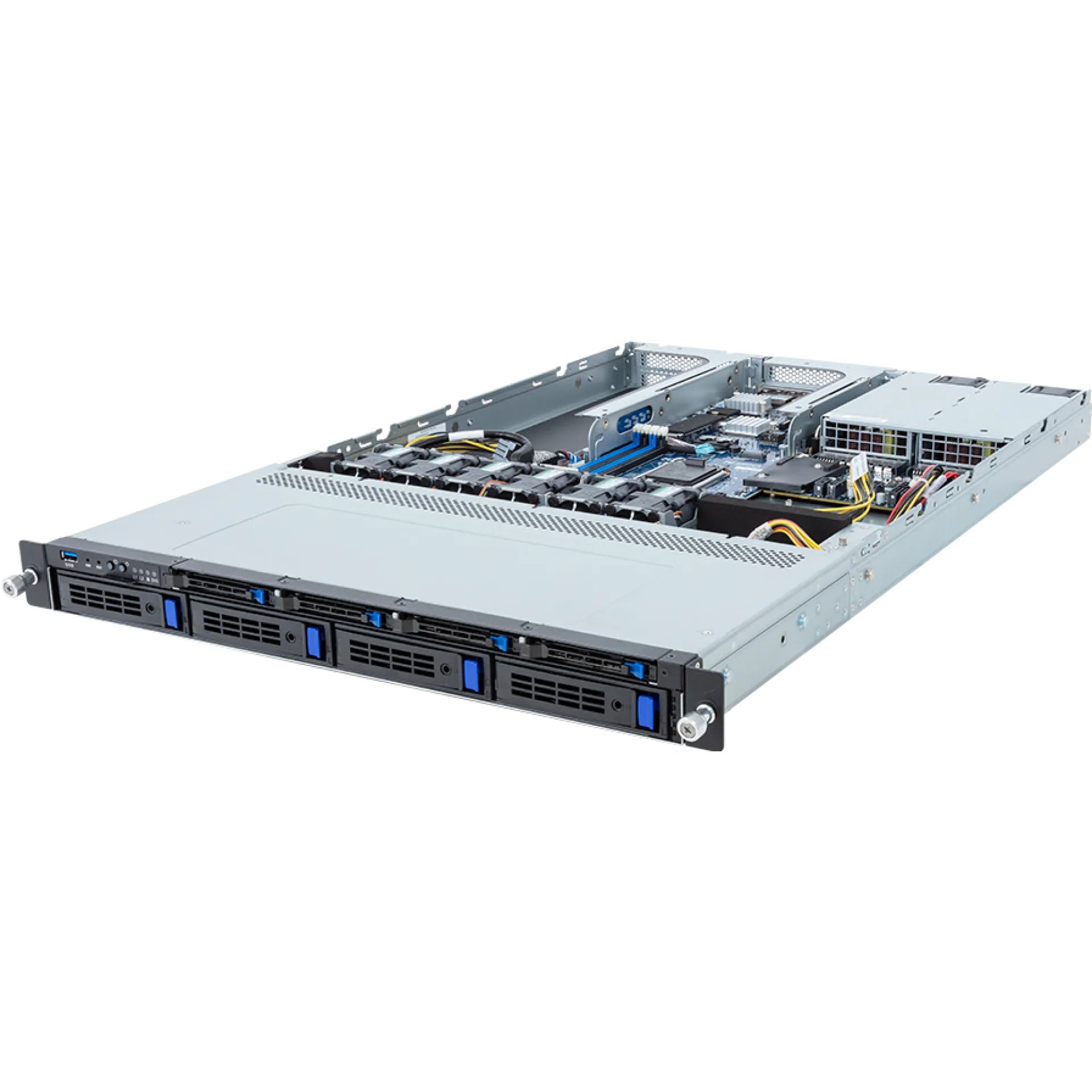 Gigabyte R133-X11-AAG1 angle view 