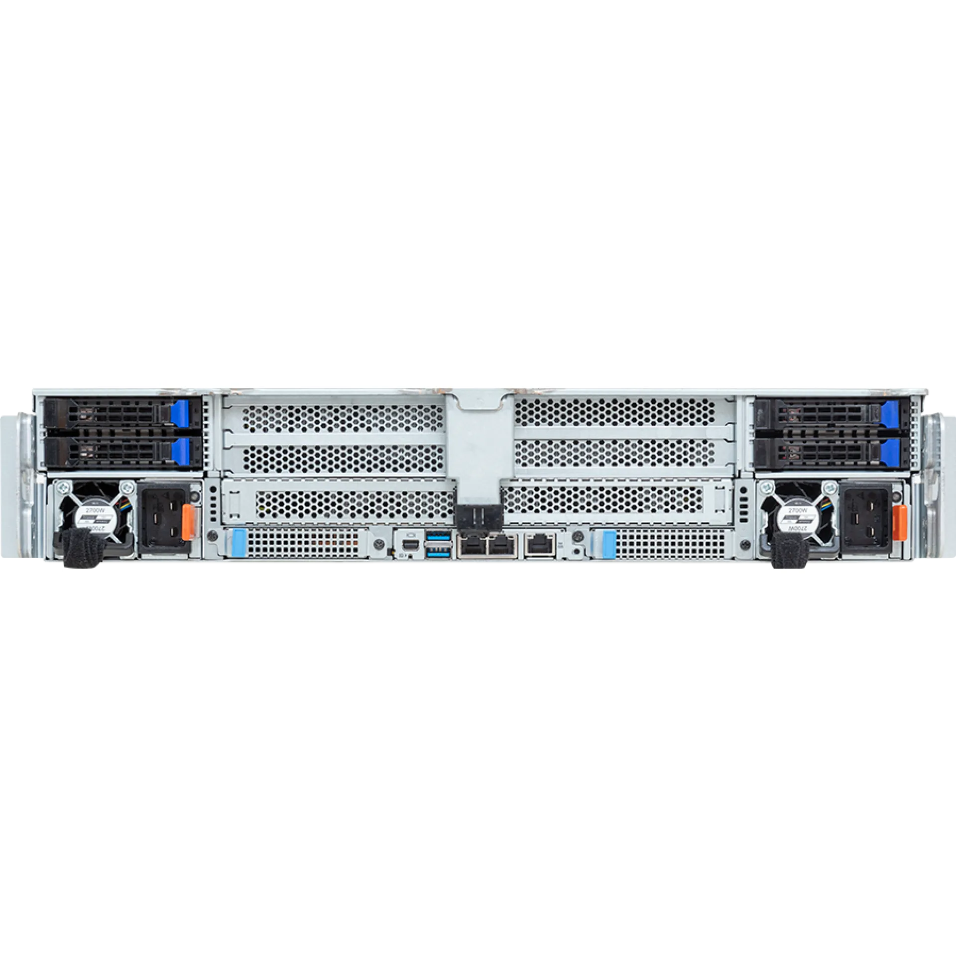 R283-ZK0-IAL1 Gigabyte rear view Gigabyte R283-ZK0-IAL1 rear view
