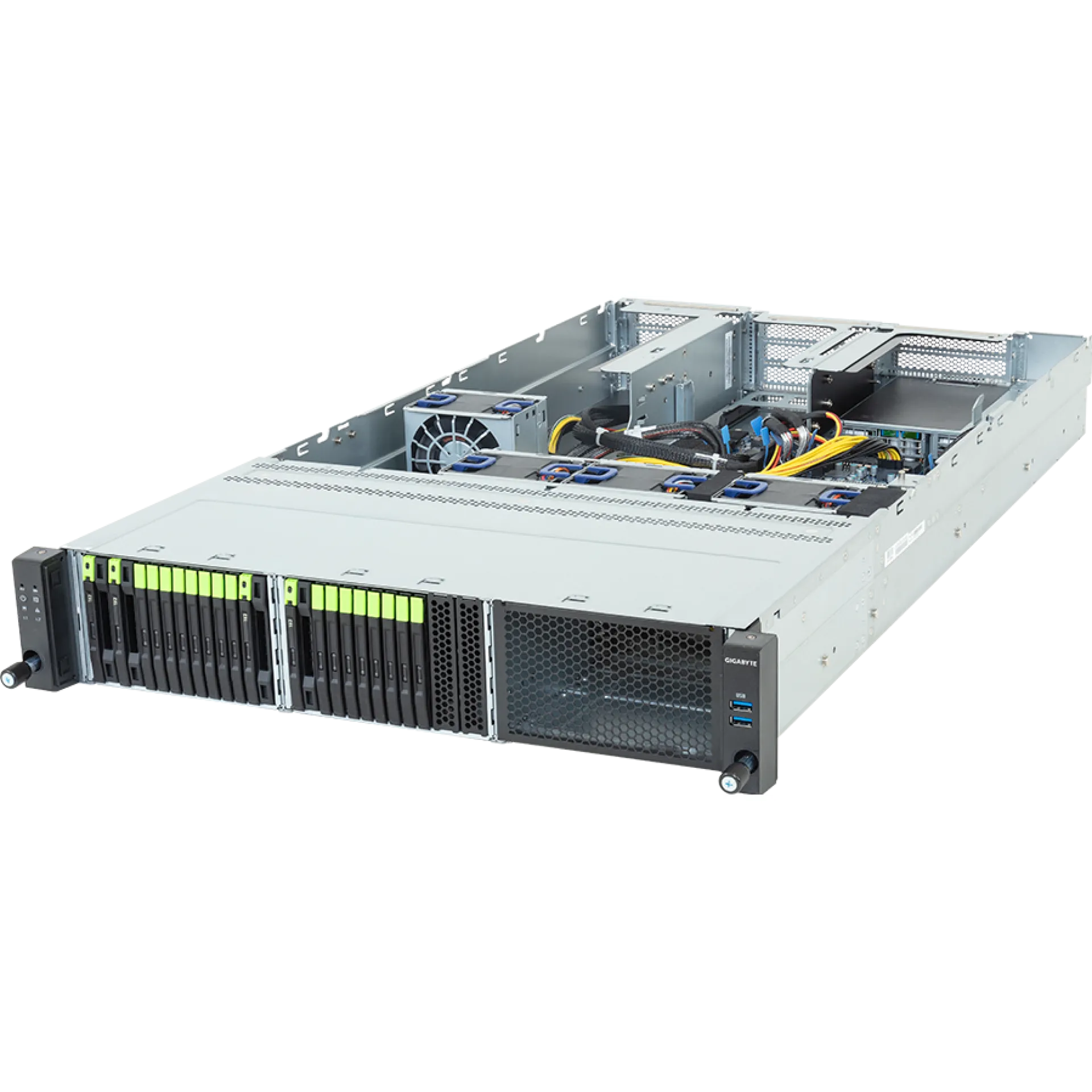 R263-ZG5-AAL2 Gigabyte angle view Gigabyte R263-ZG5-AAL2 angle view