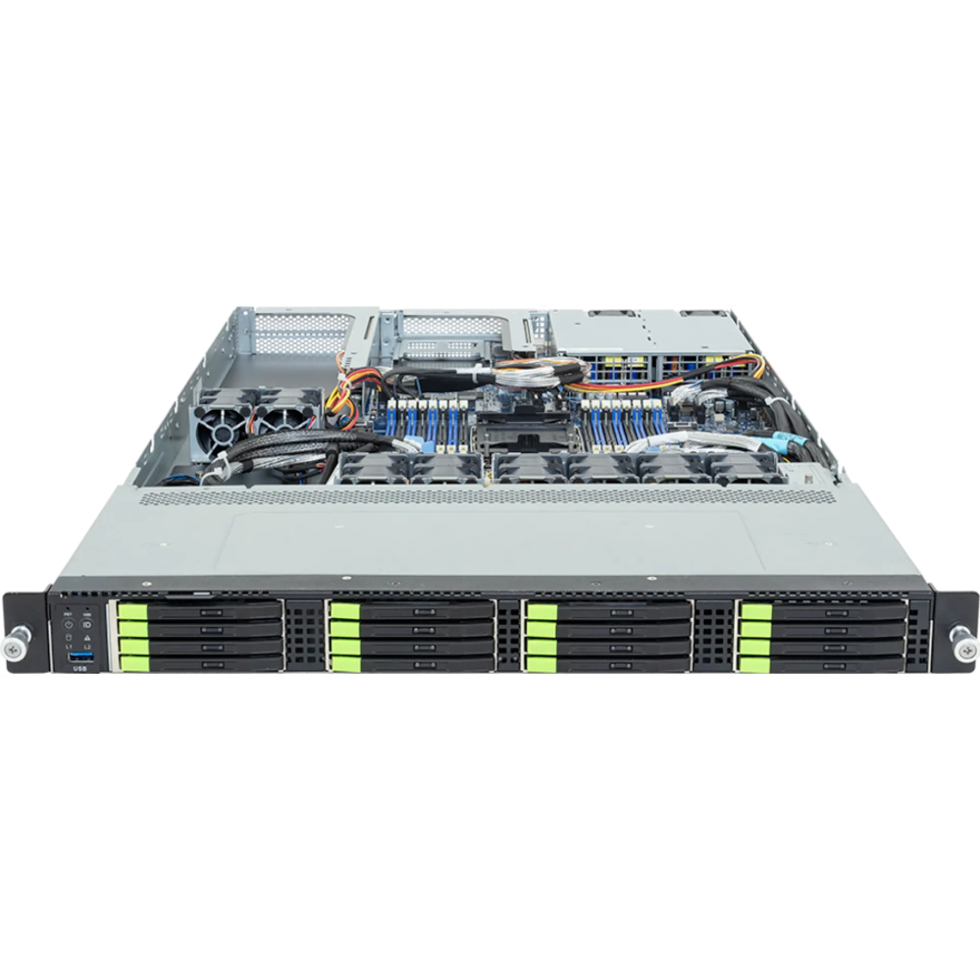 R164-SG6-AAJ1 Gigabyte front view Gigabyte R164-SG6-AAJ1 front view