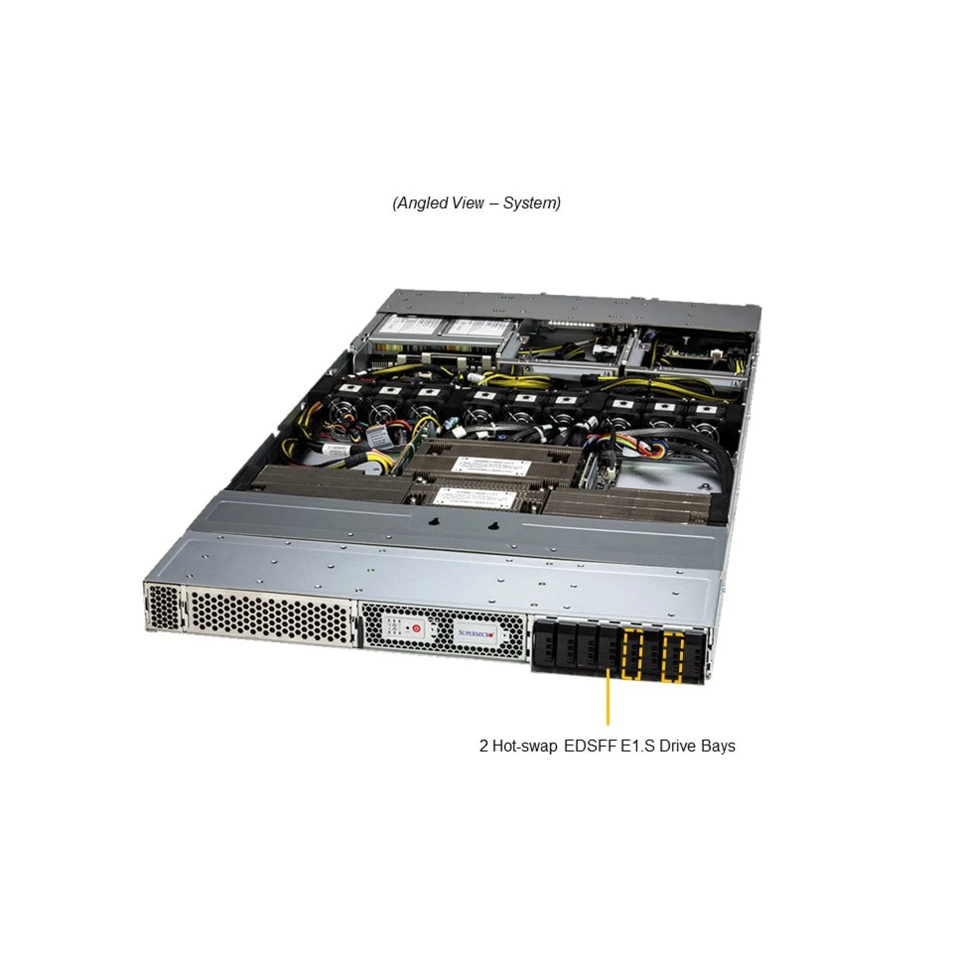 Supermicro ARS-111GL-NHR angle view 
