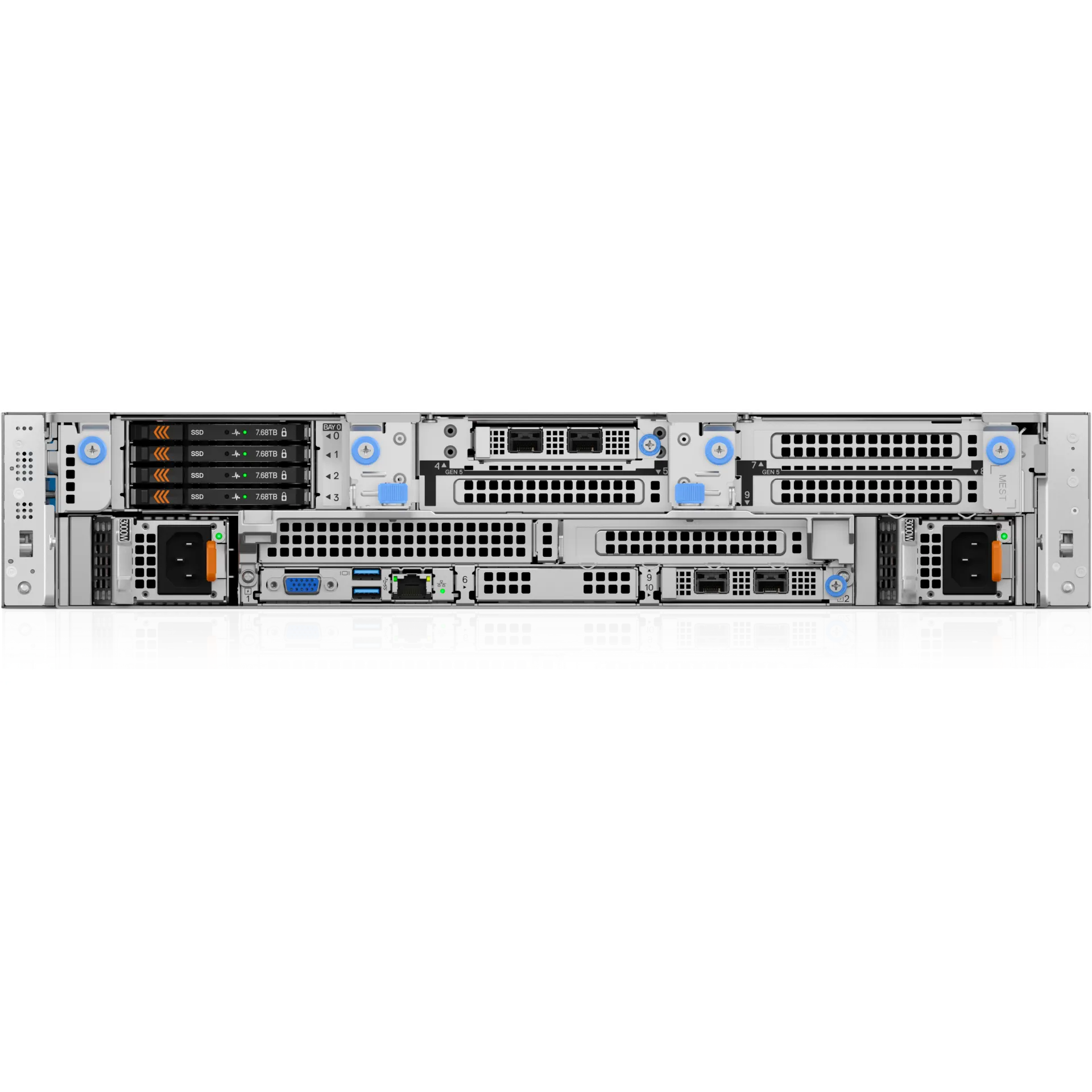 Dell 210-BPCH rear view 