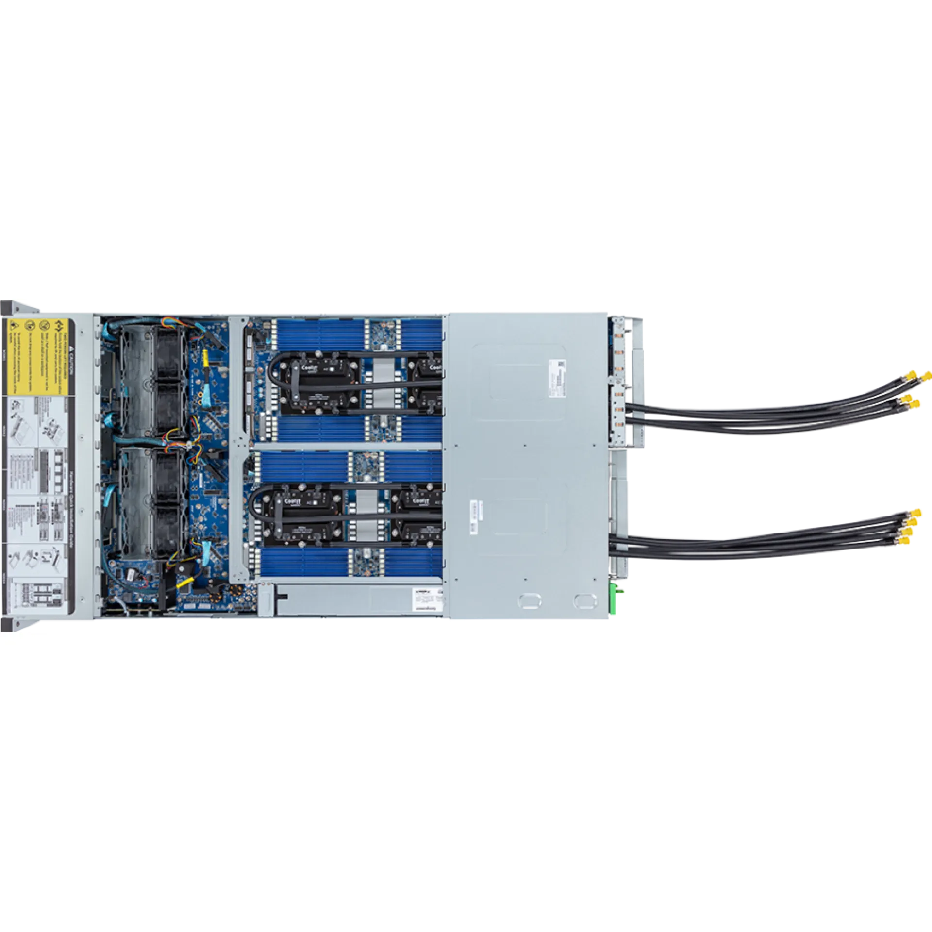 H273-Z81-LAN1 Gigabyte top view Gigabyte H273-Z81-LAN1 top view