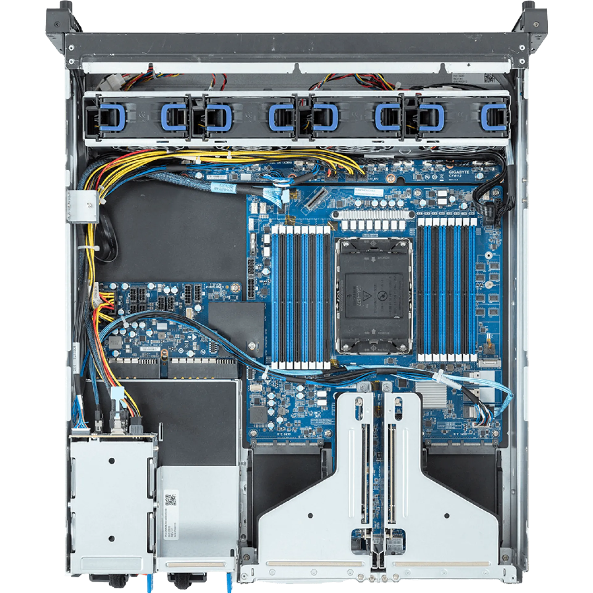 E263-S30-AAV1 Gigabyte top view Gigabyte E263-S30-AAV1 top view