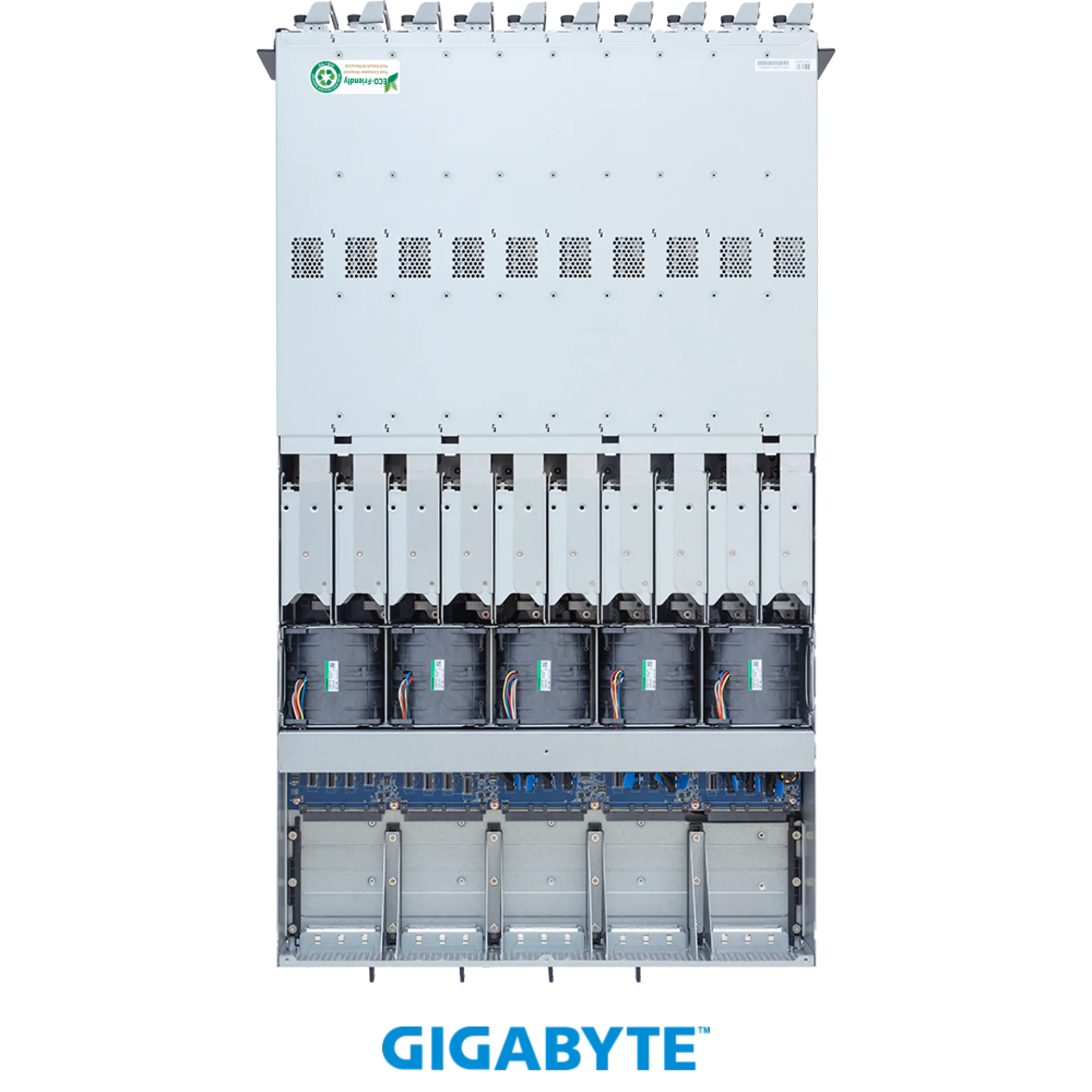 Gigabyte B343-C40-AAJ1 top view