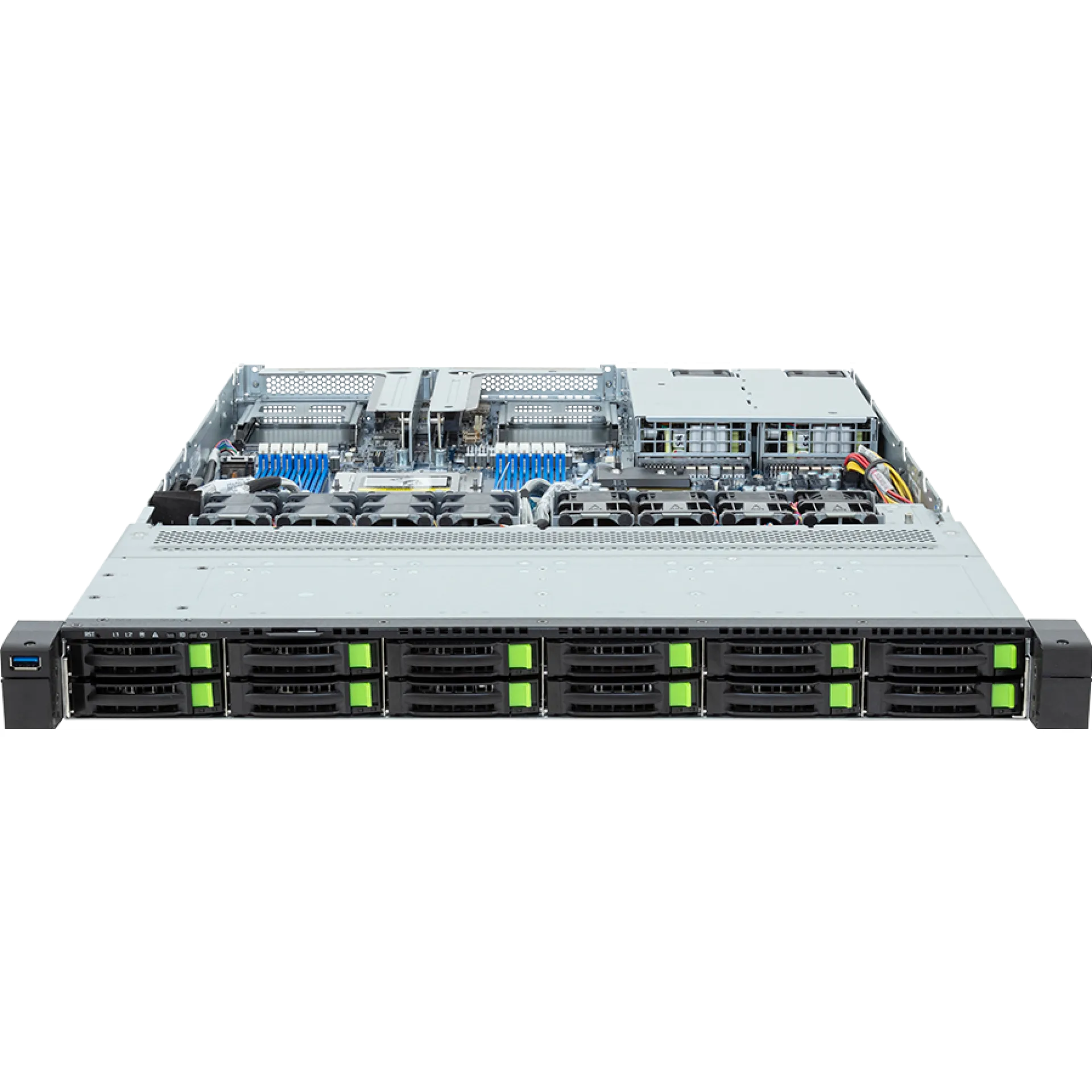 Gigabyte R163-Z35-AAC1 front view 