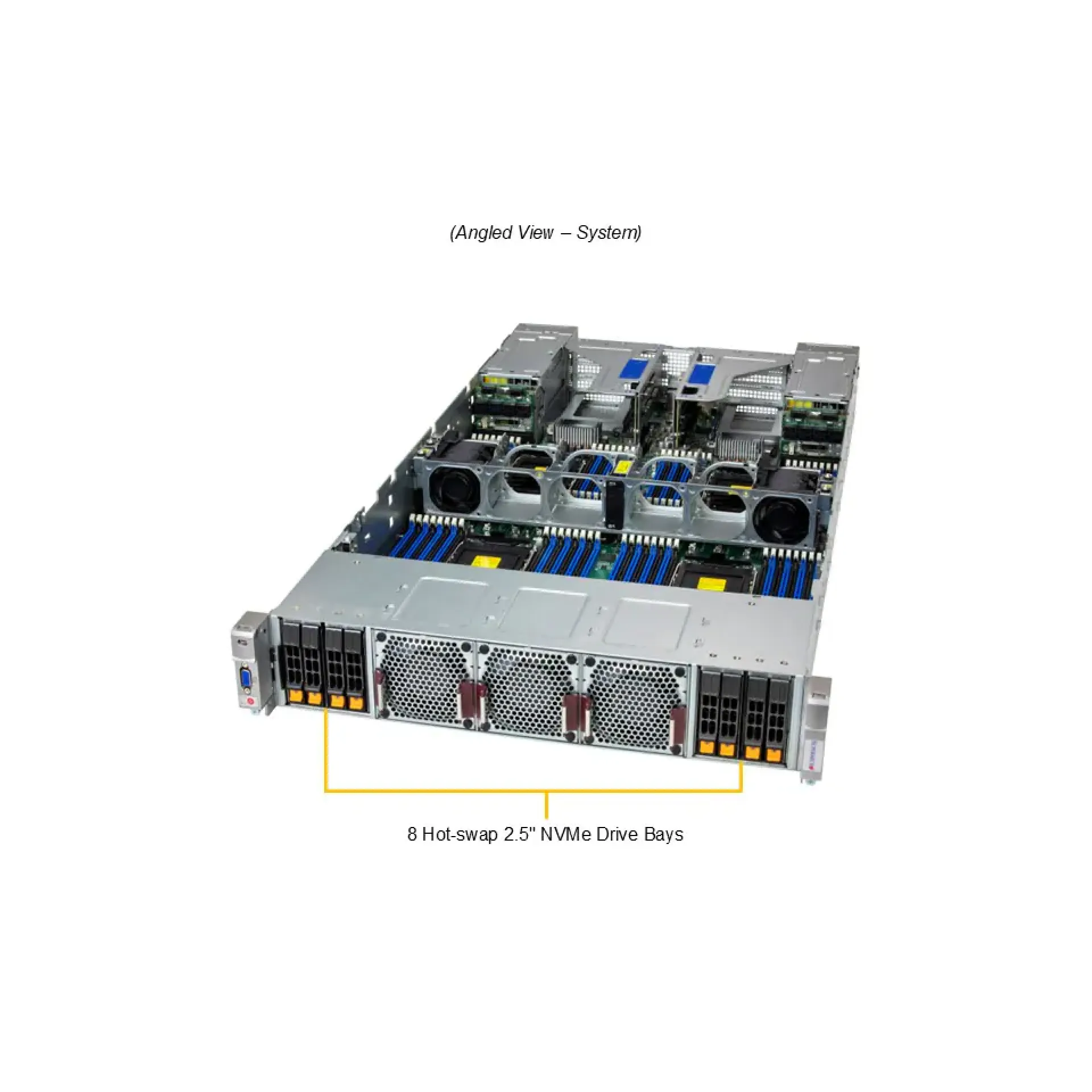 SYS-242H-NR | Supermicro Quad Xeon 6700 w/ P-cores 2U Rack Server