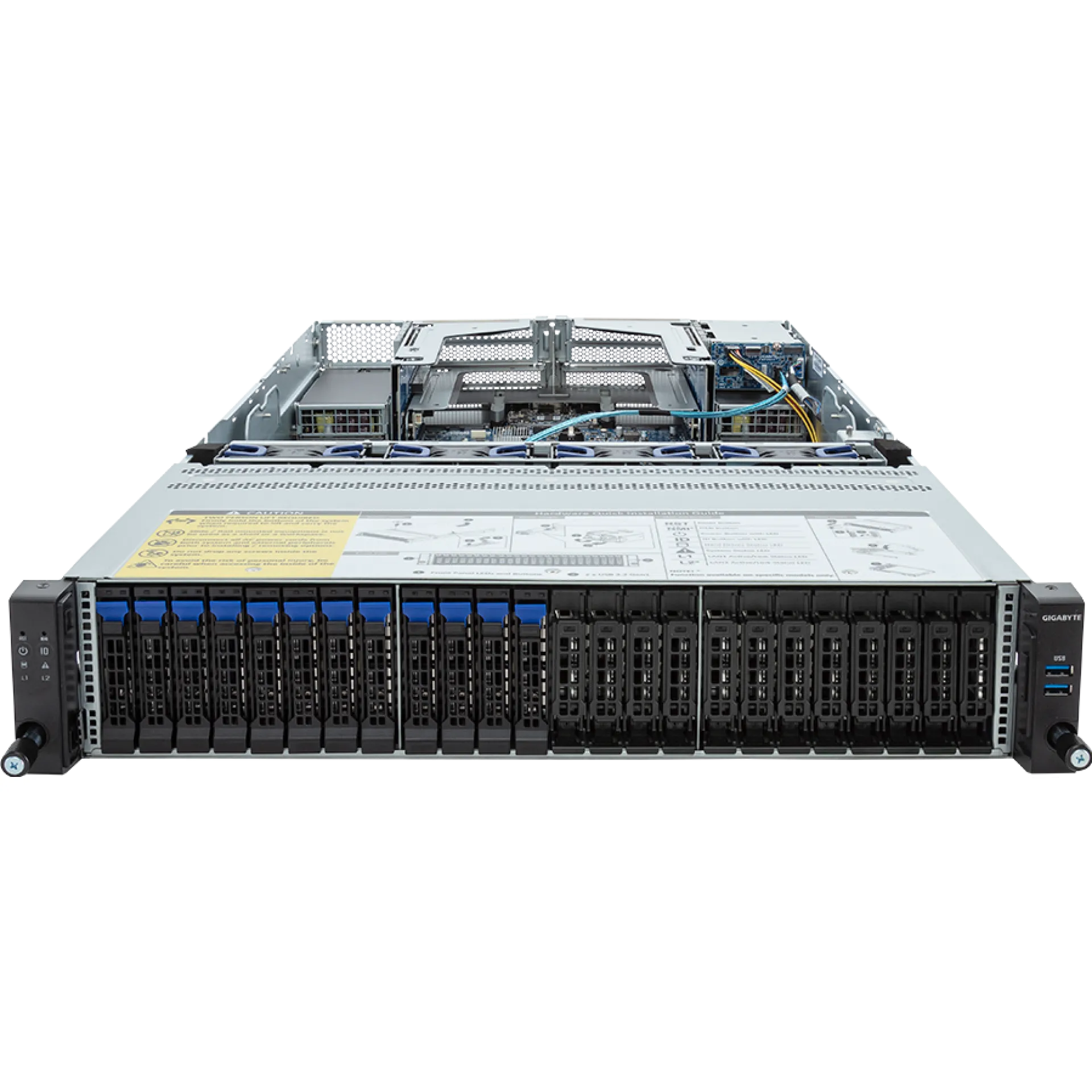 R283-S95-AAC1 Gigabyte front view Gigabyte R283-S95-AAC1 front view