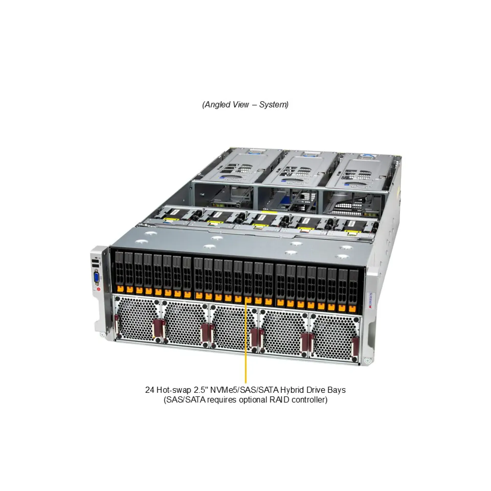 Supermicro SYS-442B-NR angle view