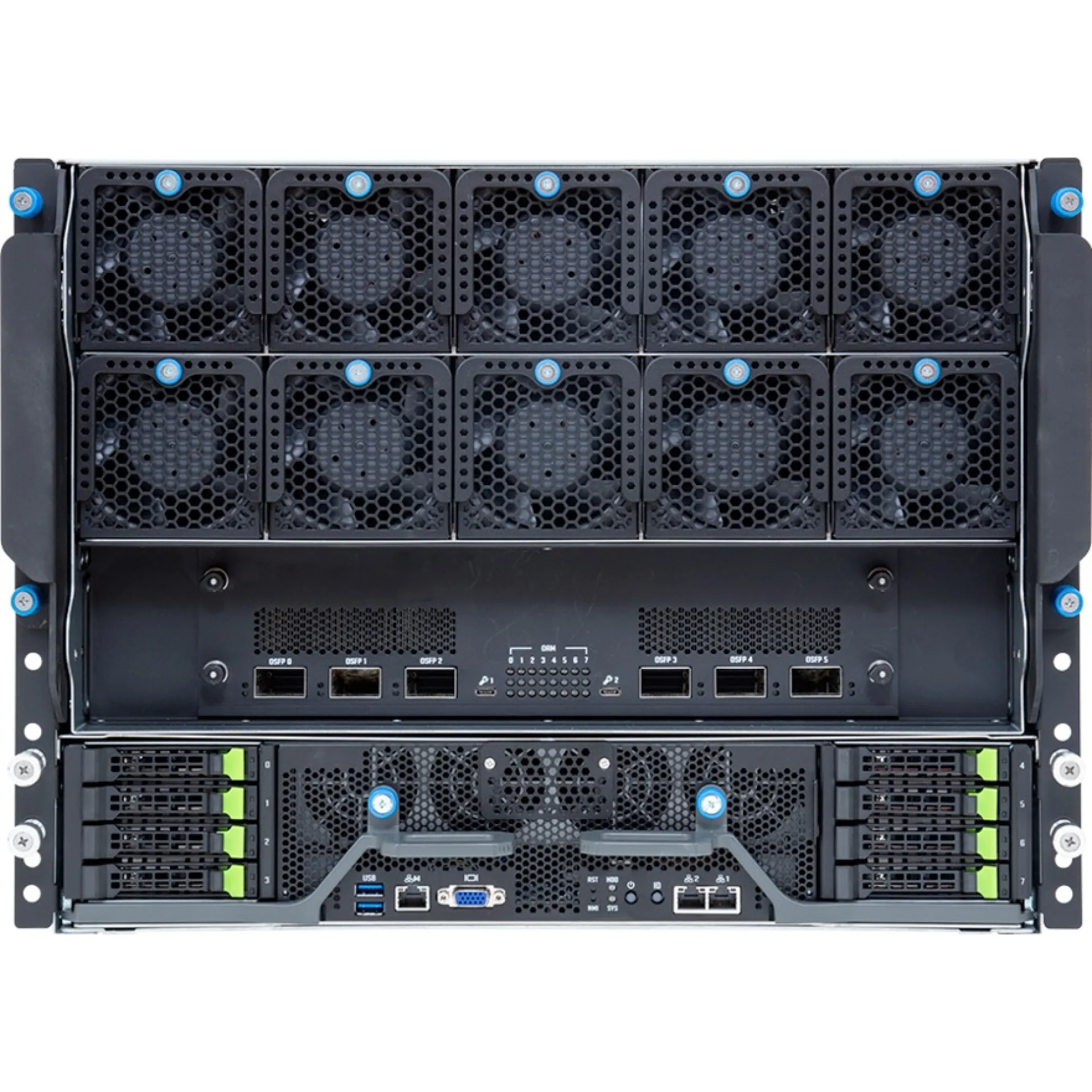 G893-SG1-AAX1 Gigabyte front view Gigabyte G893-SG1-AAX1 front view