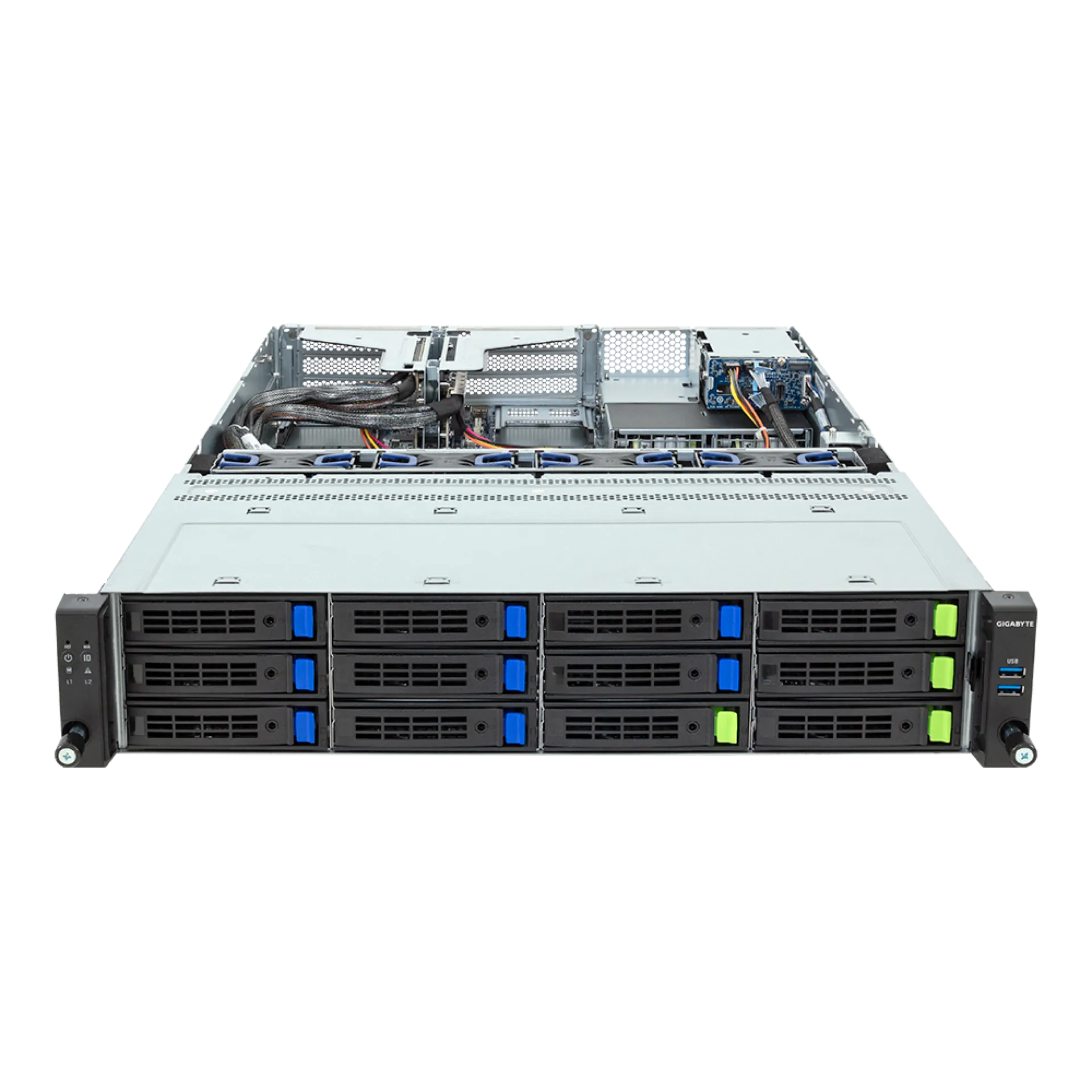 R263-Z37-AAC1 Gigabyte front view Gigabyte R263-Z37-AAC1 front view