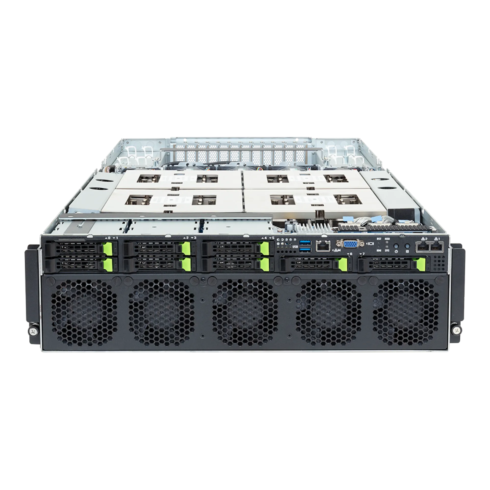 G383-R80-AAP1 Gigabyte front view Gigabyte G383-R80-AAP1 front view