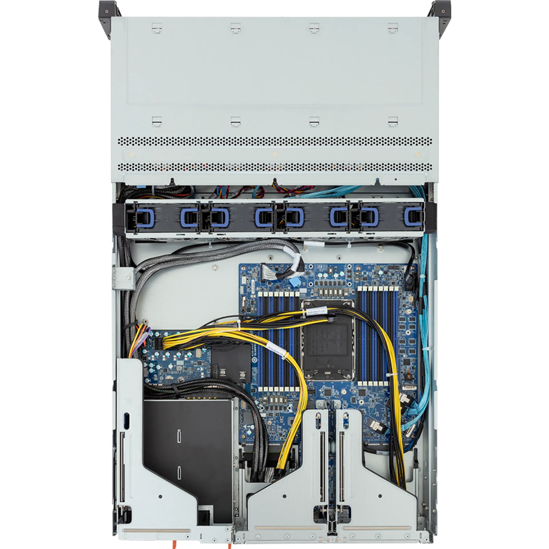 R264-S33-AAL1 Gigabyte top view Gigabyte R264-S33-AAL1 top view