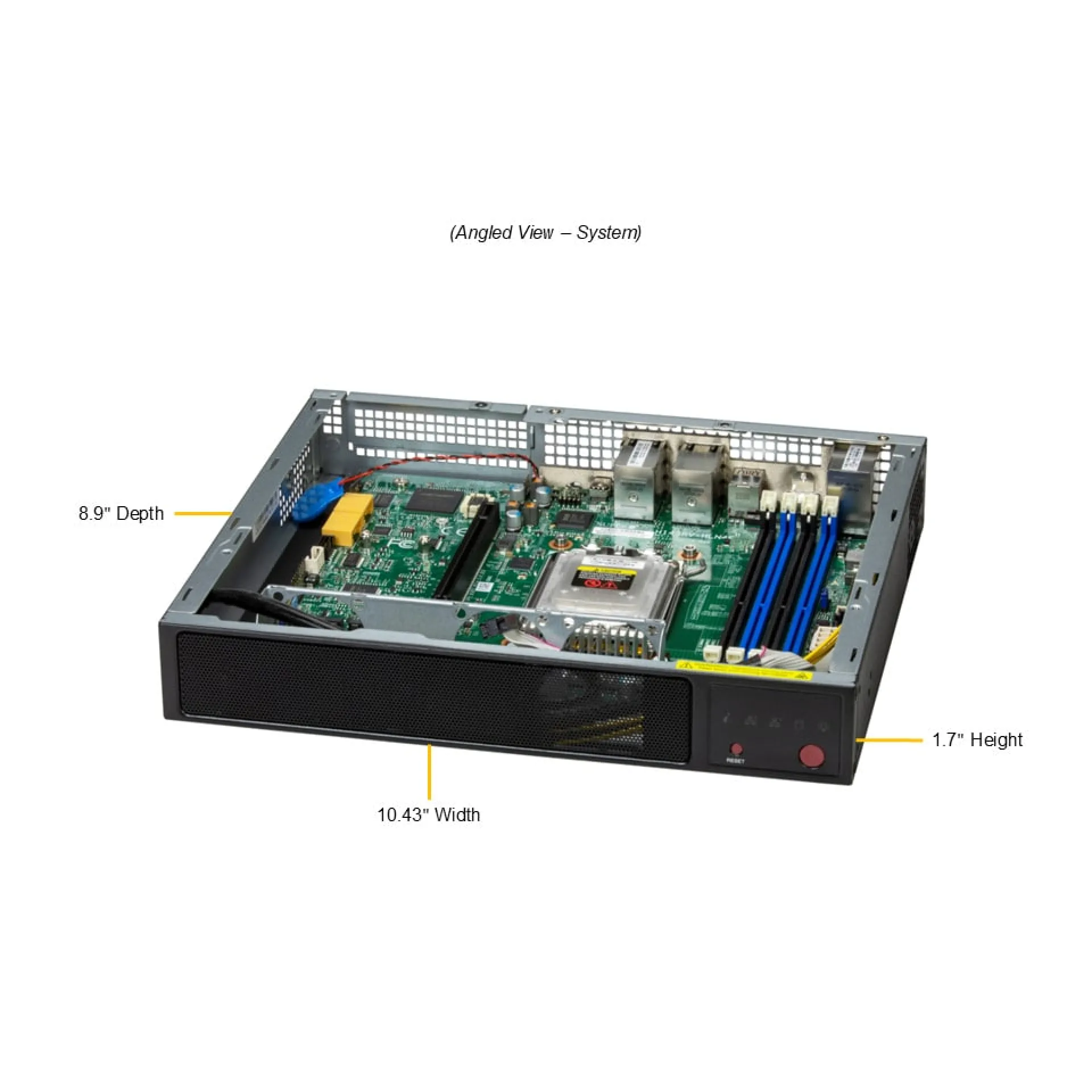 AS-E300-14GR | Supermicro Single EPYC 4005 EPYC 4004 Fan-based Embedded
