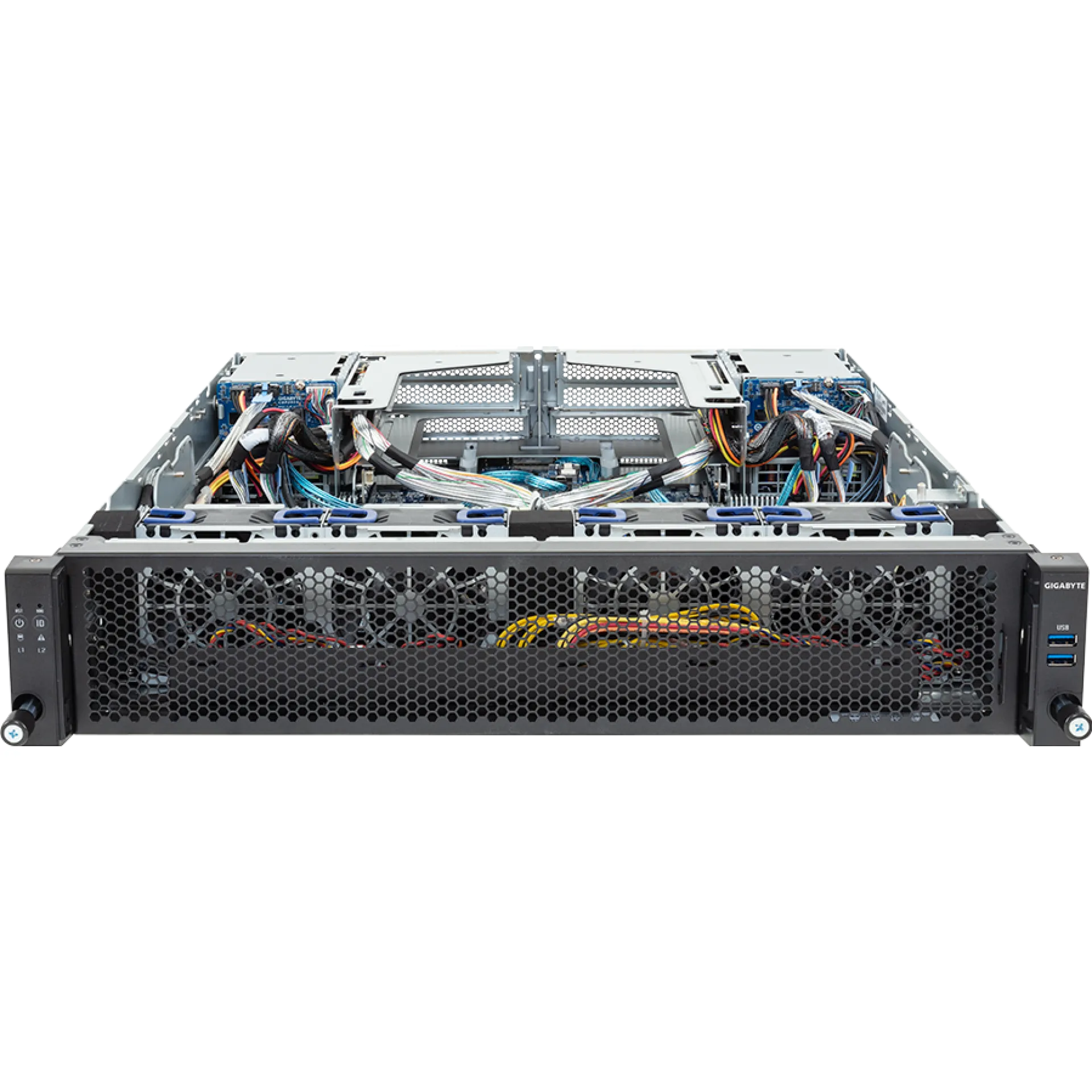 Gigabyte E284-S90-AAJ1 front view 